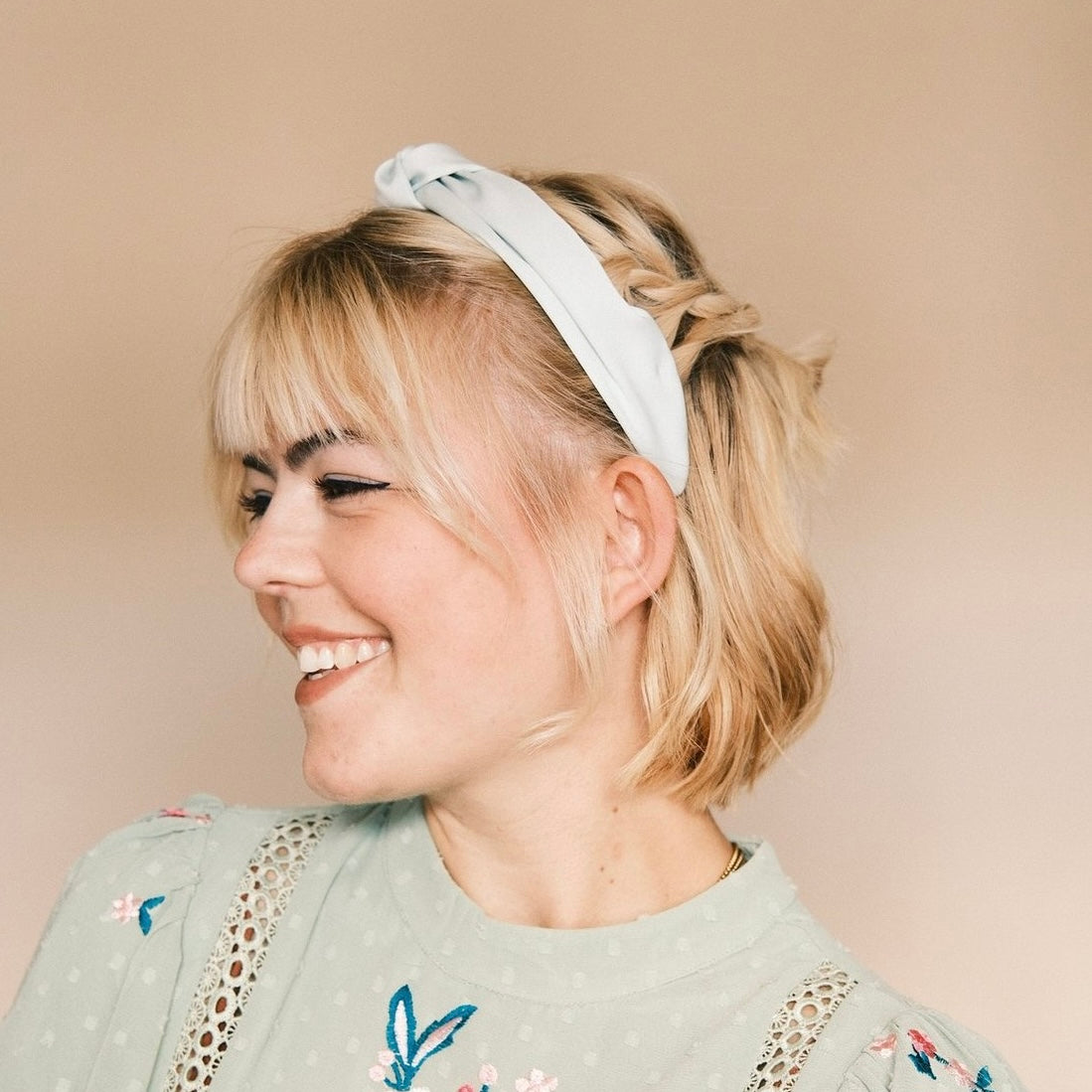 Rosalie - Mint Satin