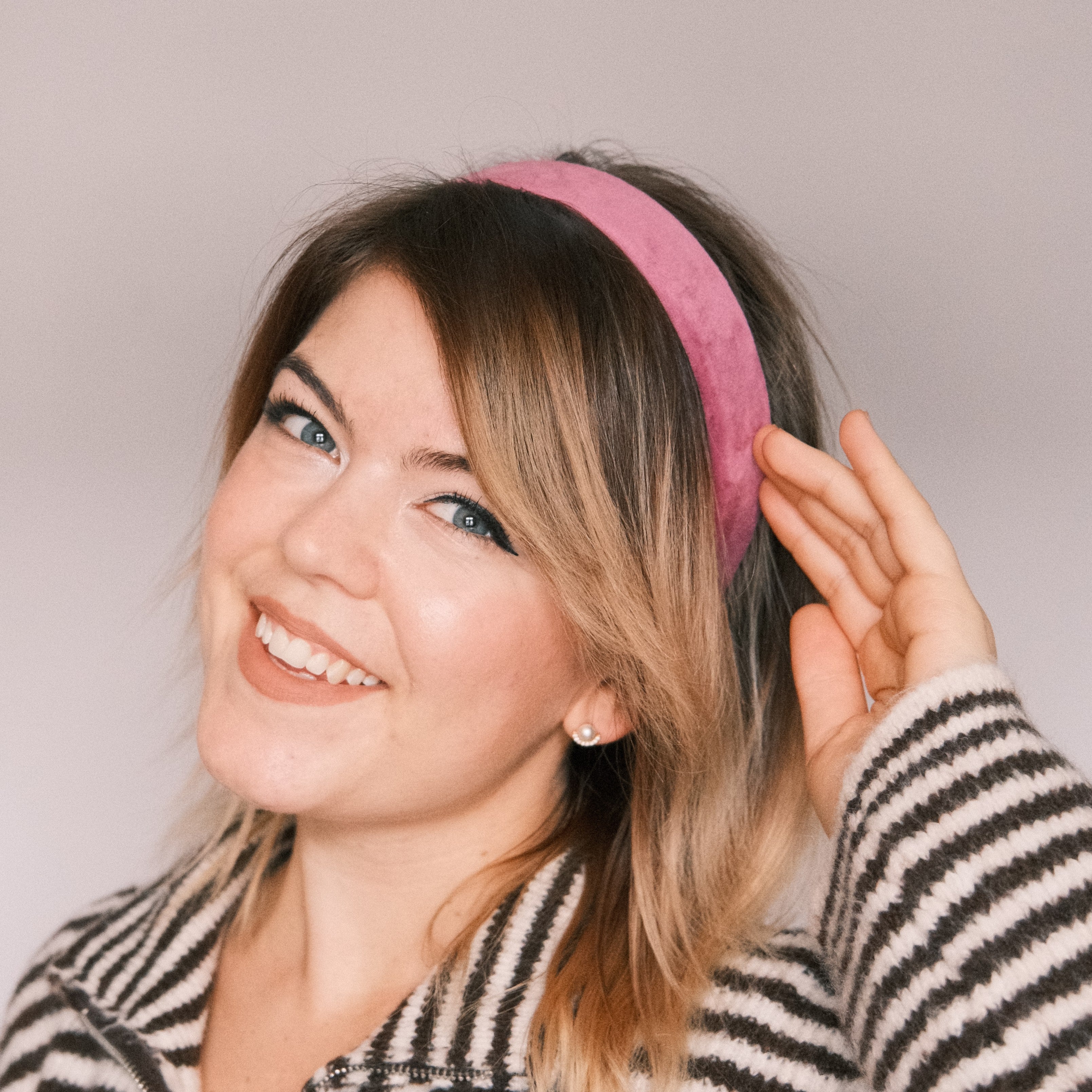 Anne - Samt Pink