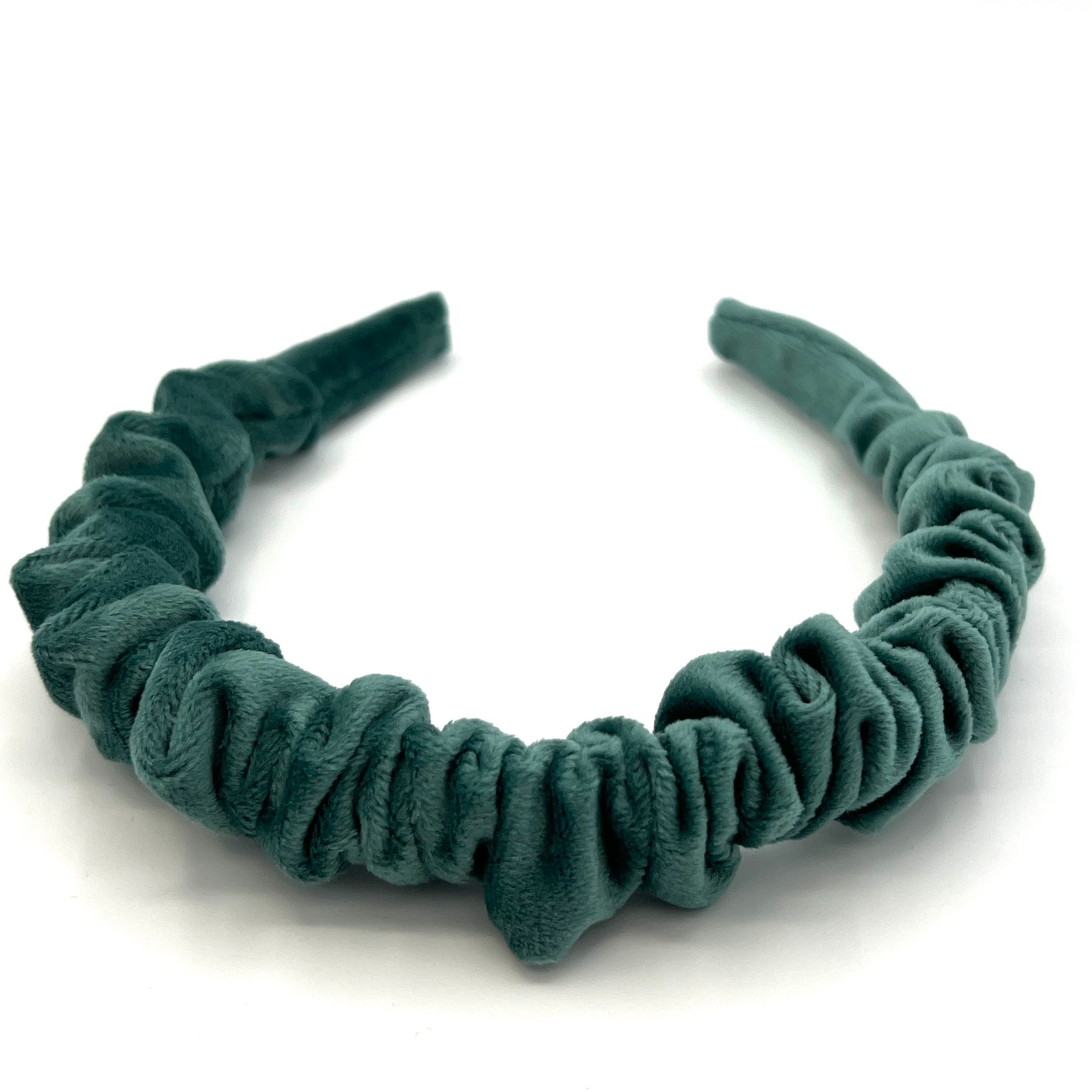 Hilde - Paradiestürkis Haarreif gerafft