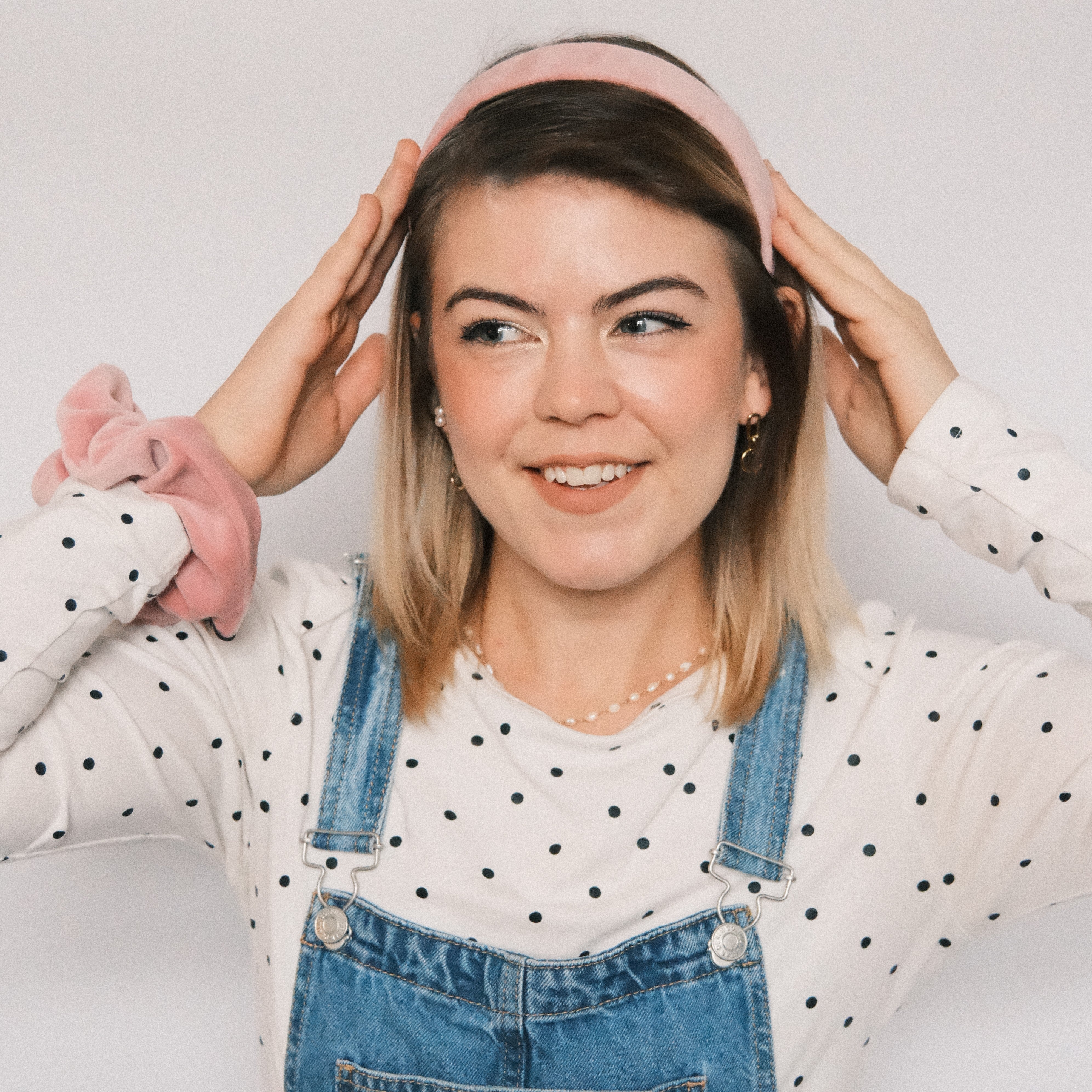 Anne - Samt Puderrosa