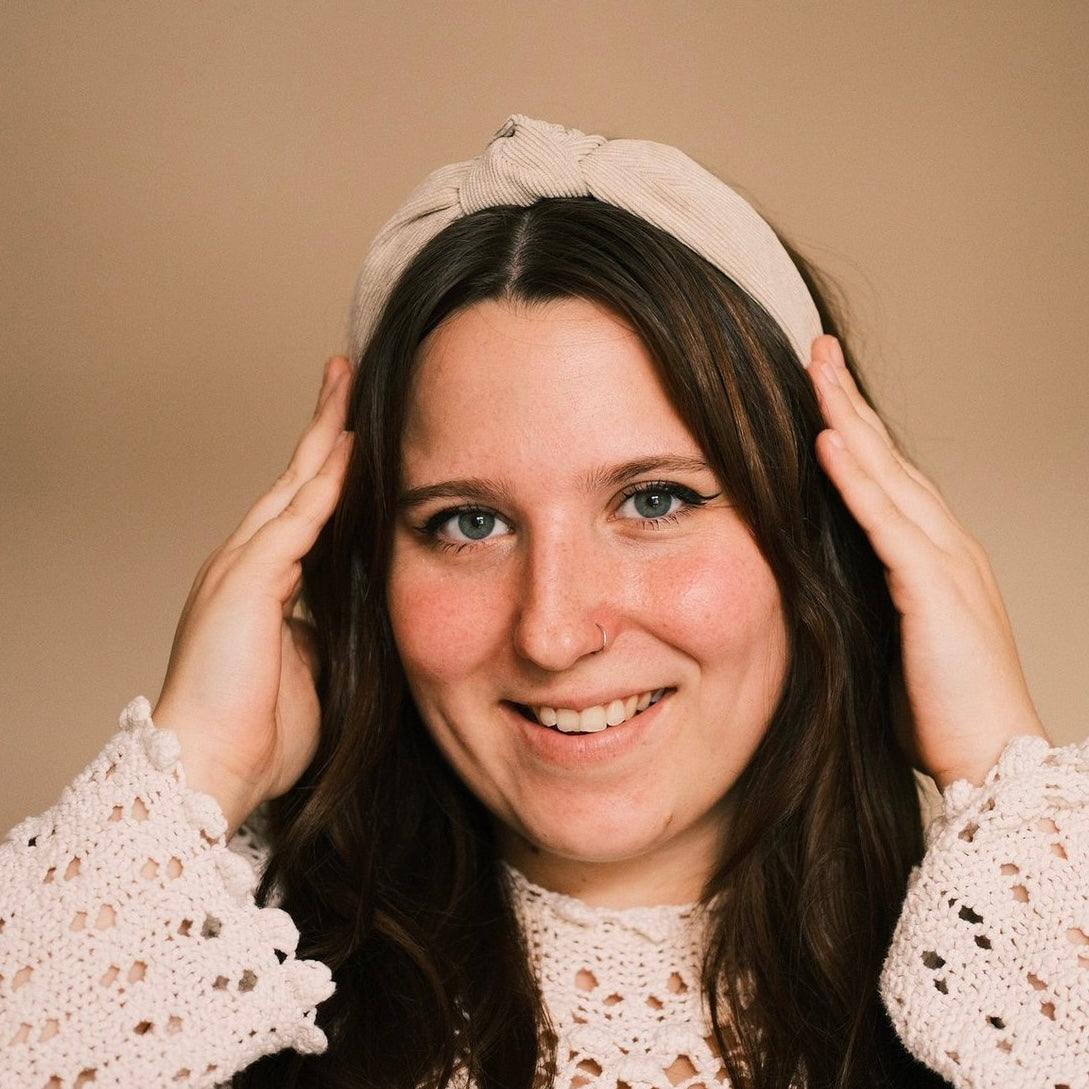 Milla - beige KNOTEN Haarreif