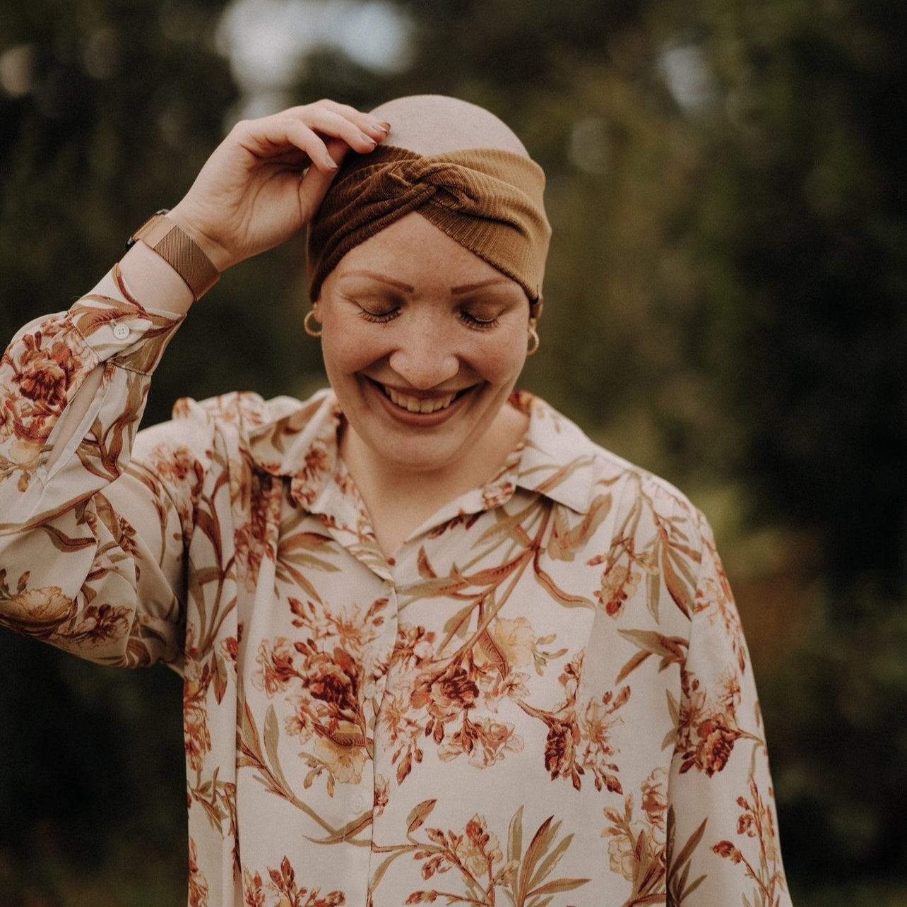 Stirnband Basic Cord Khaki