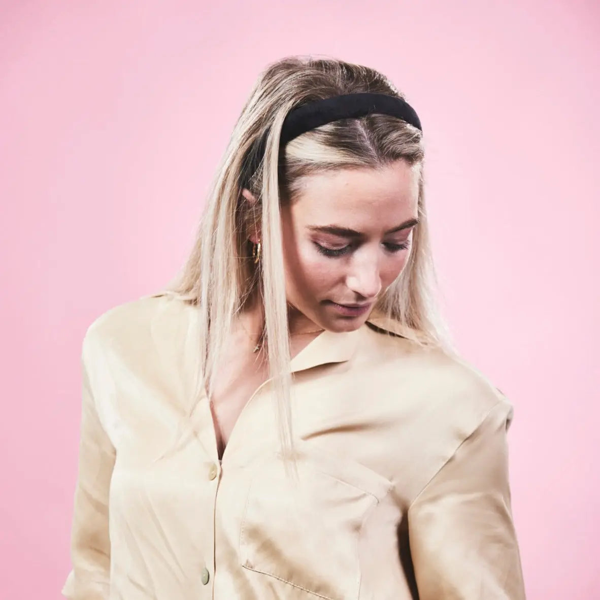 Anna schwarz Samt Haarreif