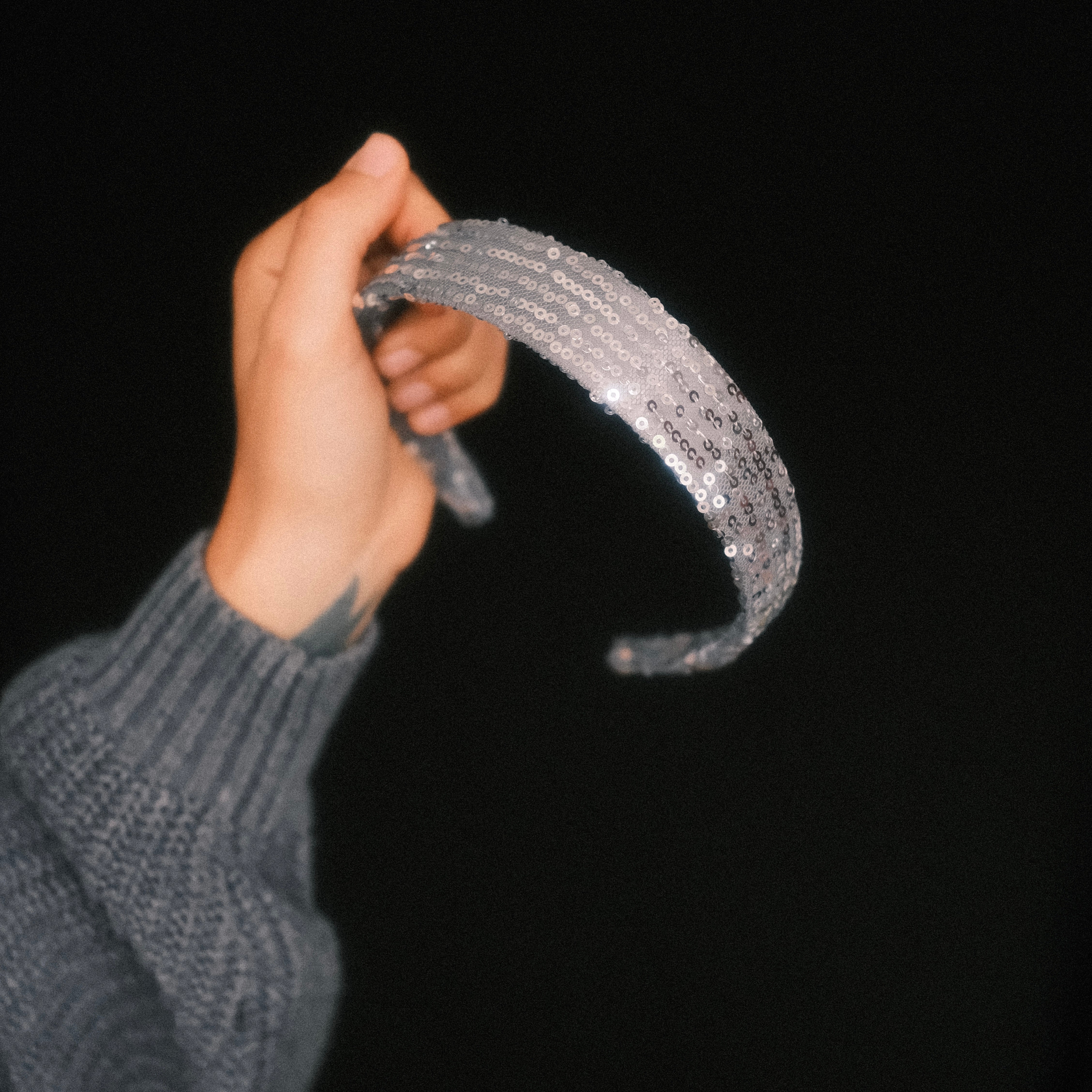 Anne Pailletten Silberglanz