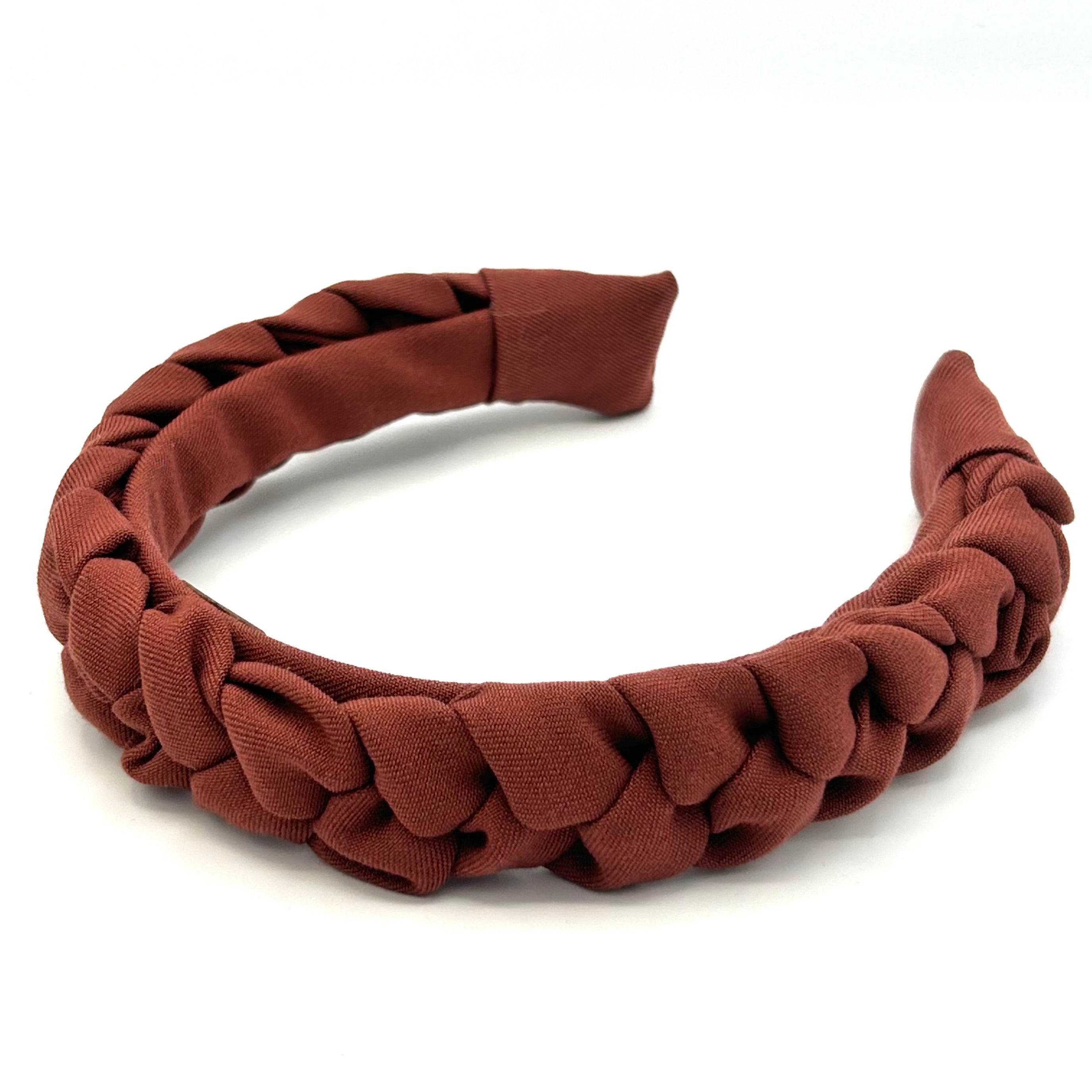 Luise - Haarreif geflochten terra