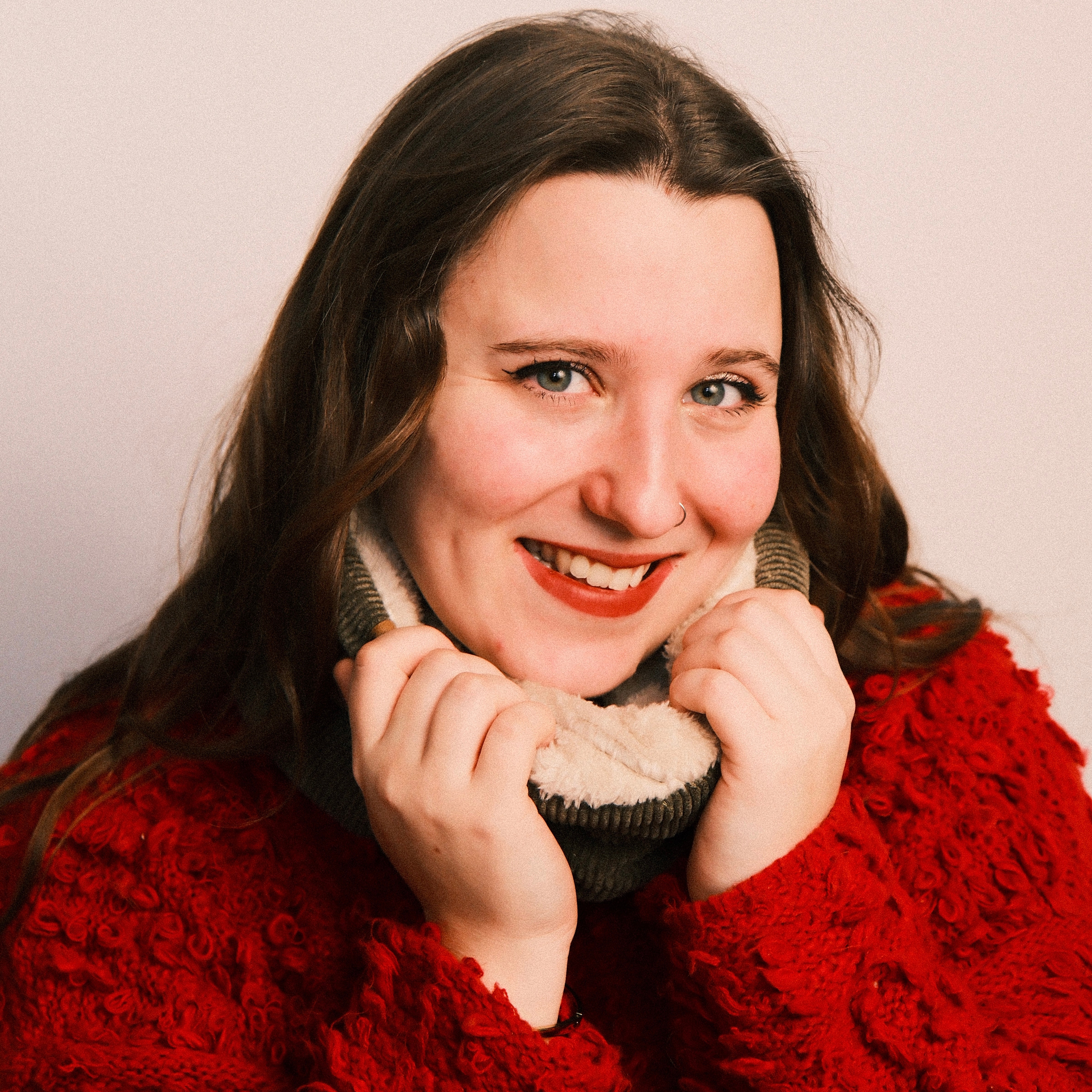 Loop - Cord gefüttert Khaki