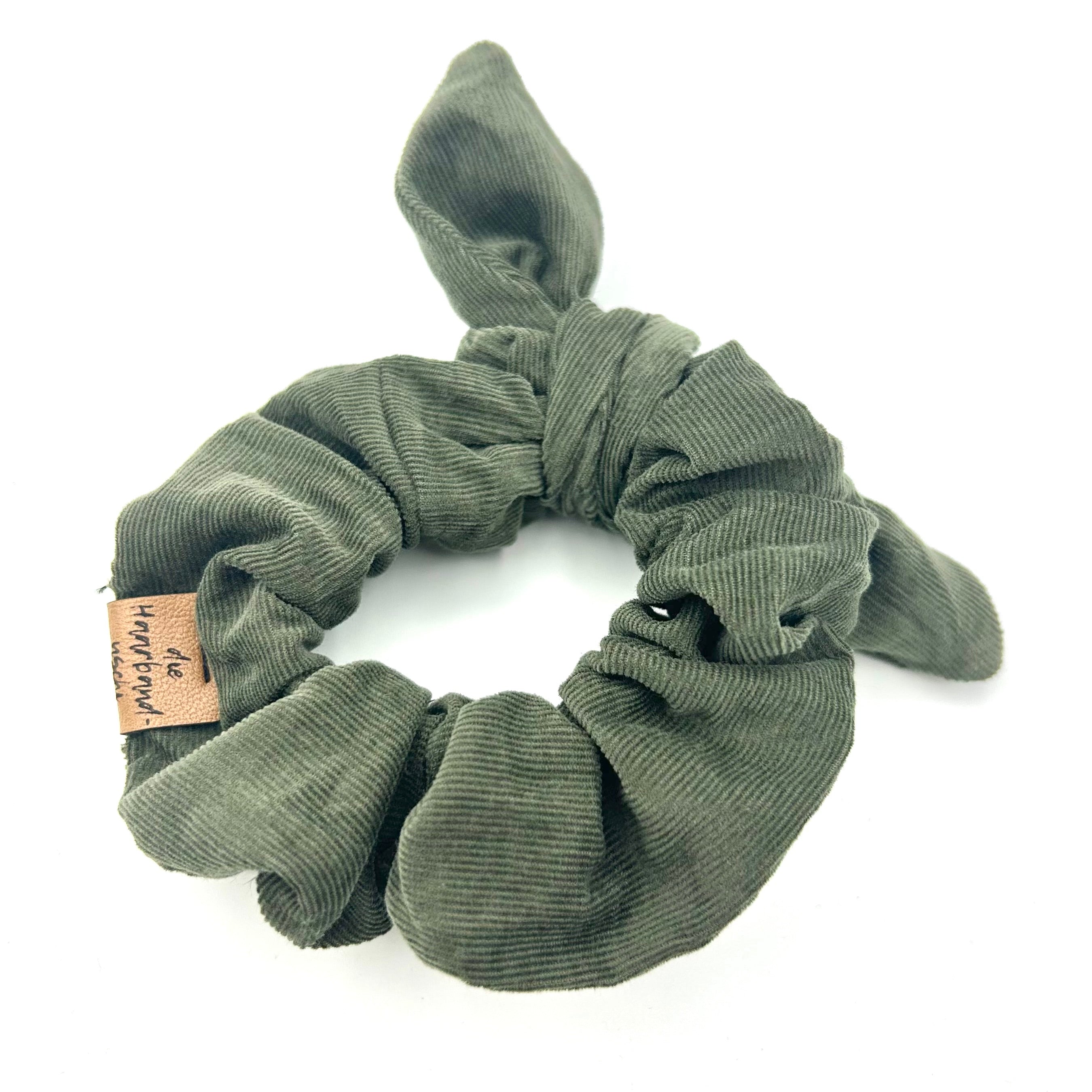 Scrunchie - Feincord Khaki