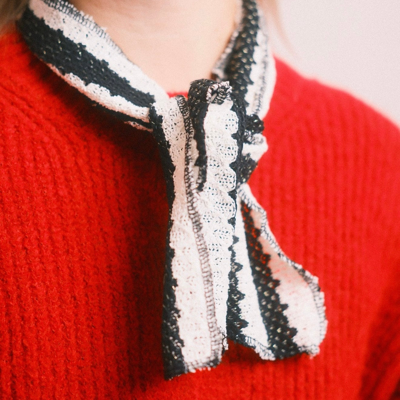 Mikro Schal - gestreift