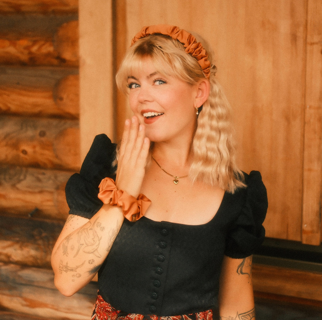 Ronja - Satin Golden Safran