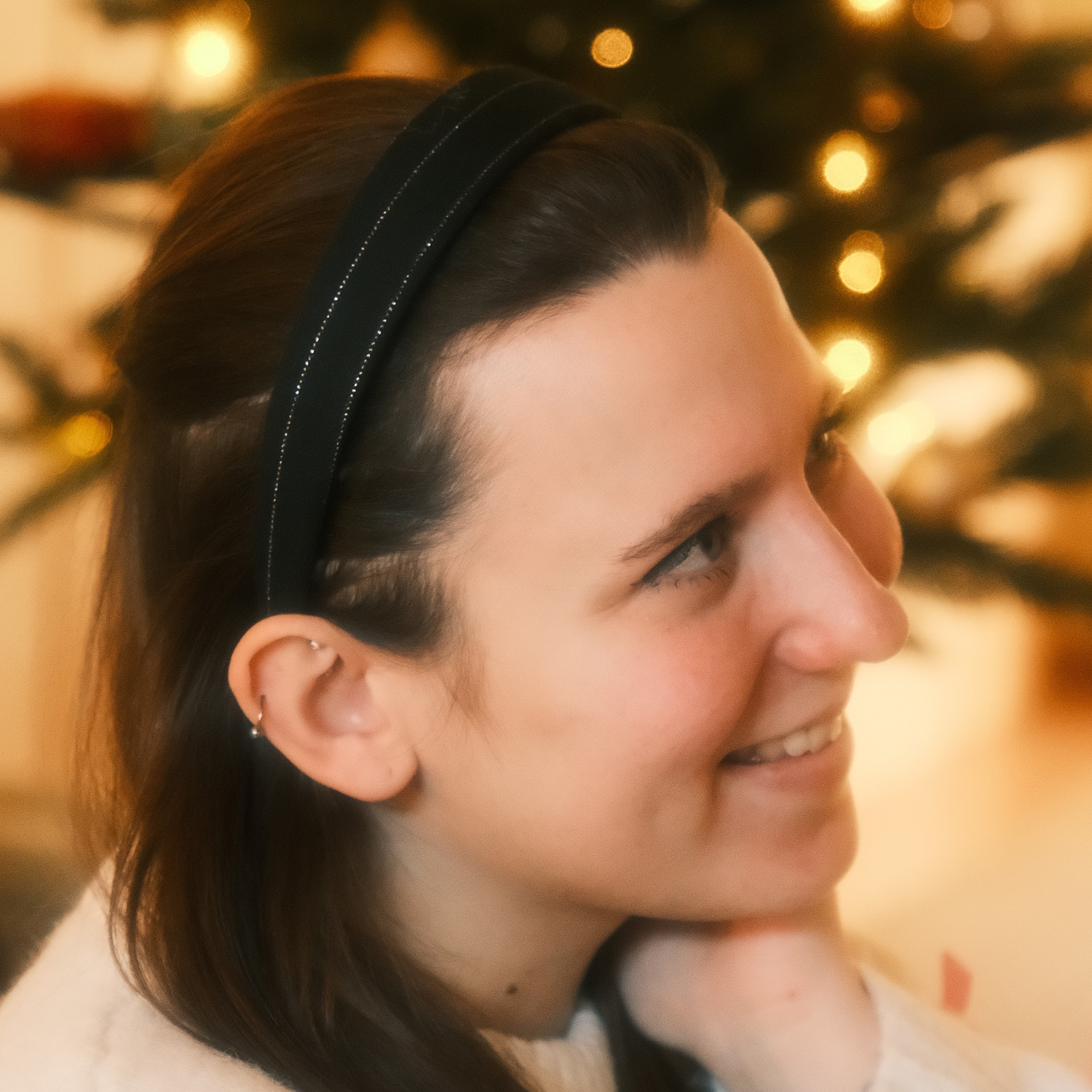 Anne - Streifen Silber