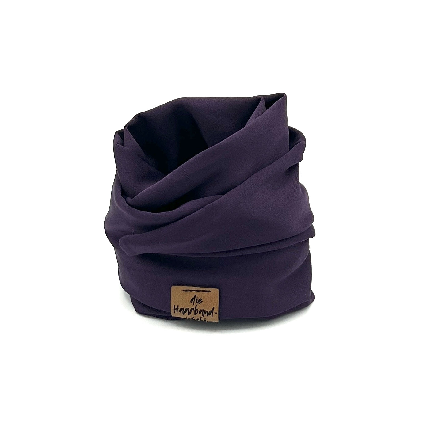 Drahthaarband Satin Mitternachtsviolette