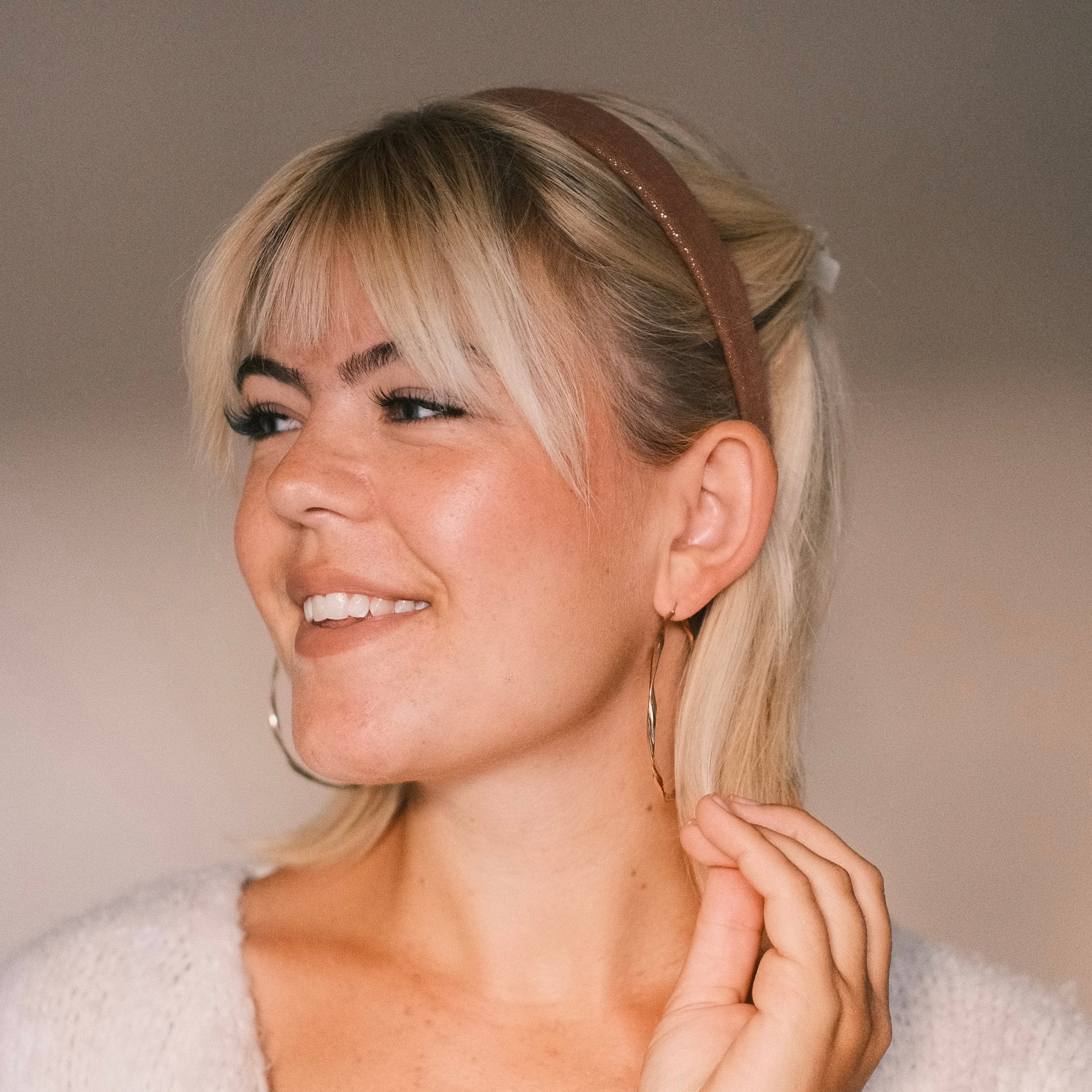 Anna - Glitzer Braun