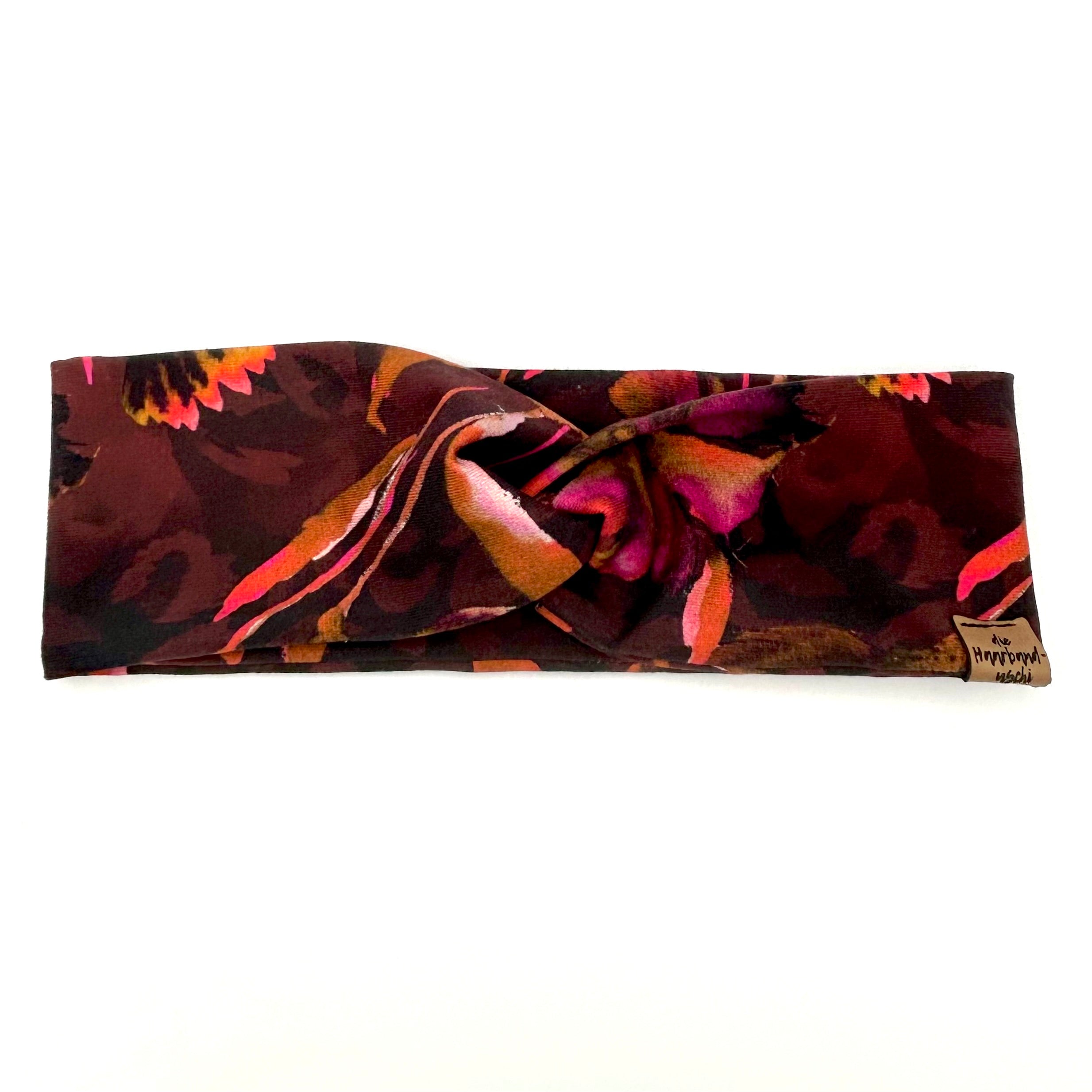 Basic Haarband - Herbstzauber Orange