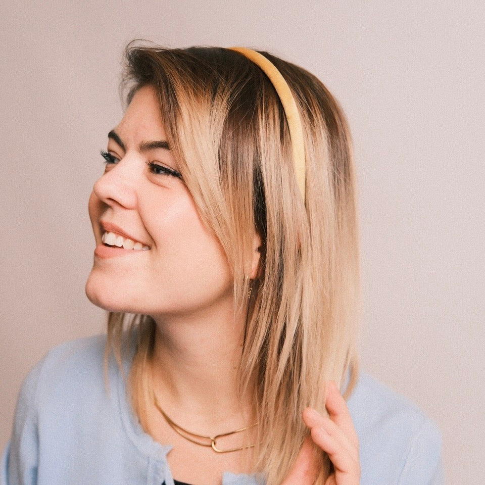 Lina - Samt Sonnengelb