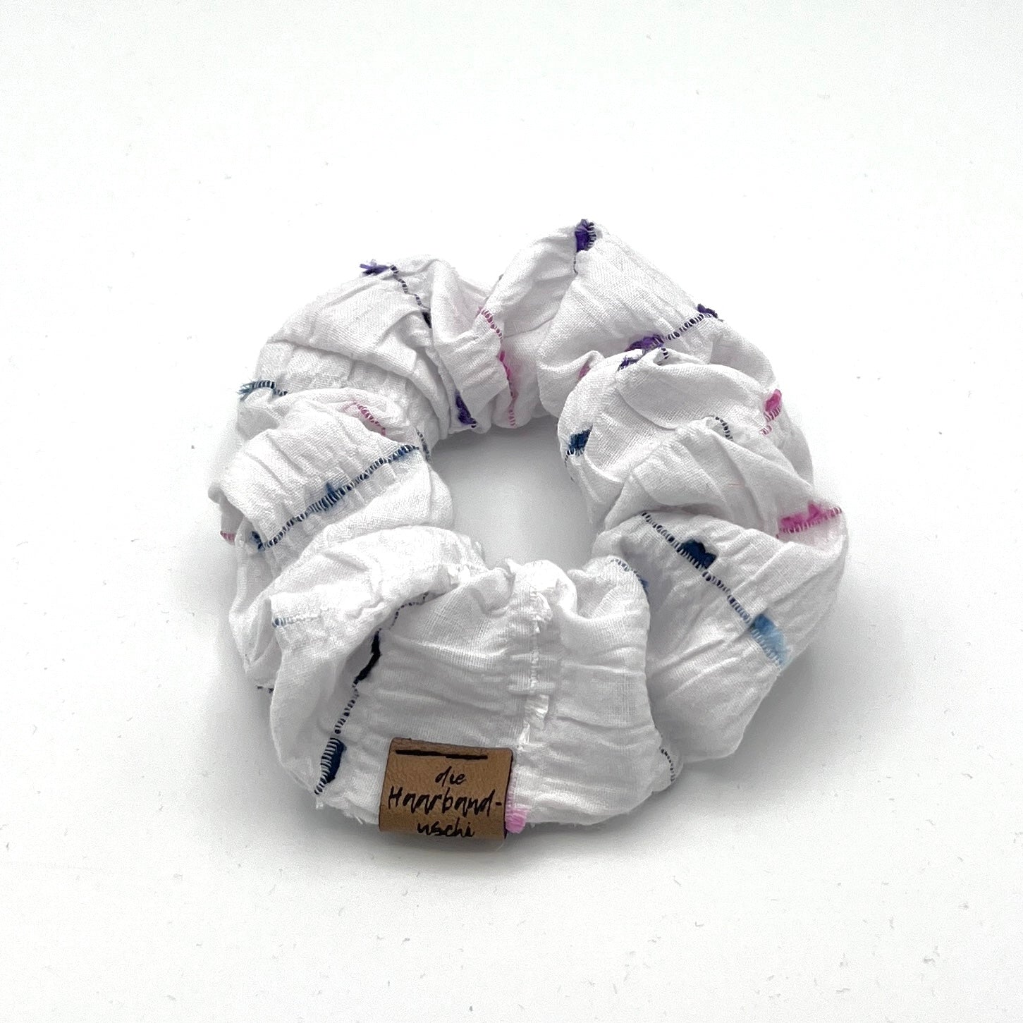 Scrunchie Boho weiß