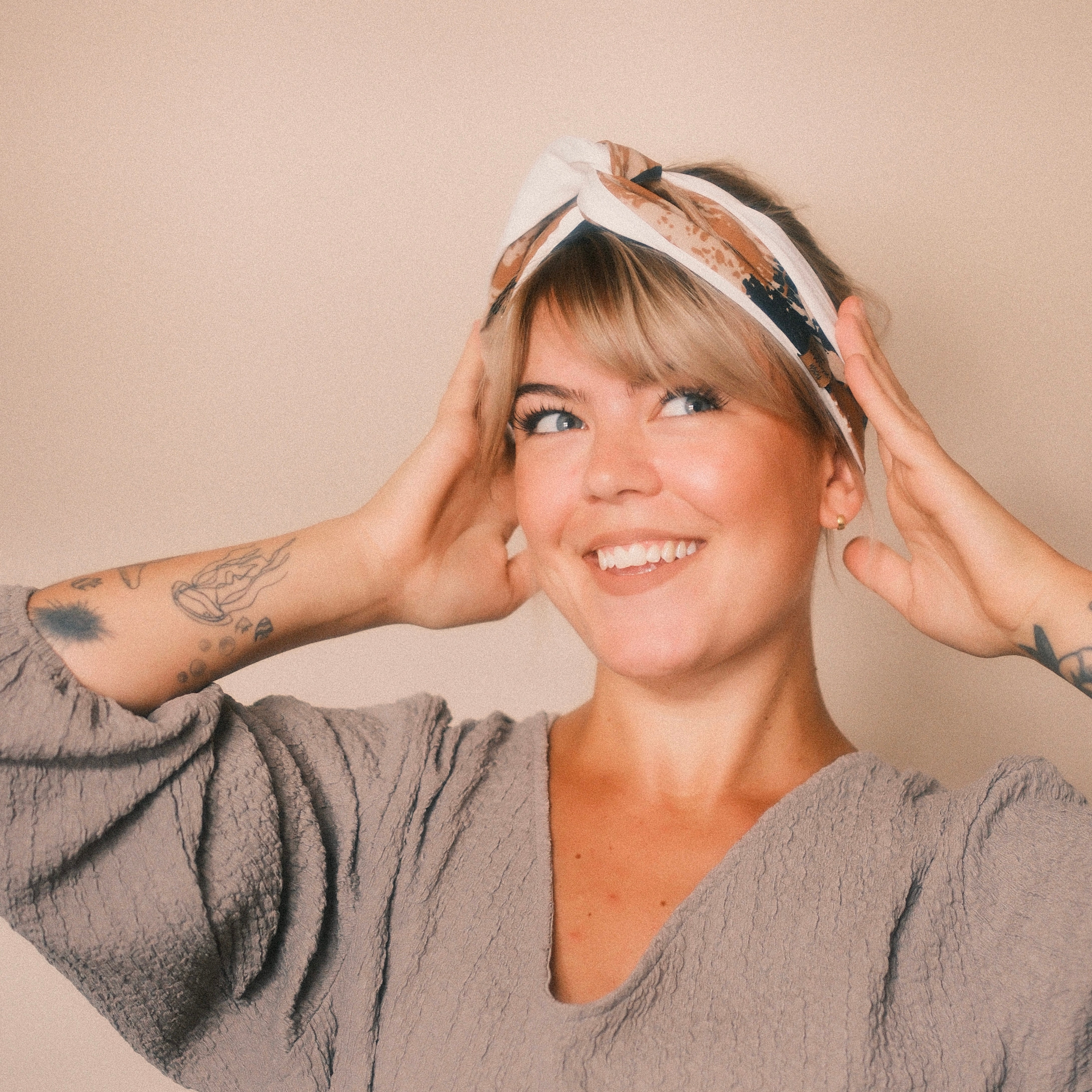 Drahthaarband 2 Seiten - Camouflage Braun