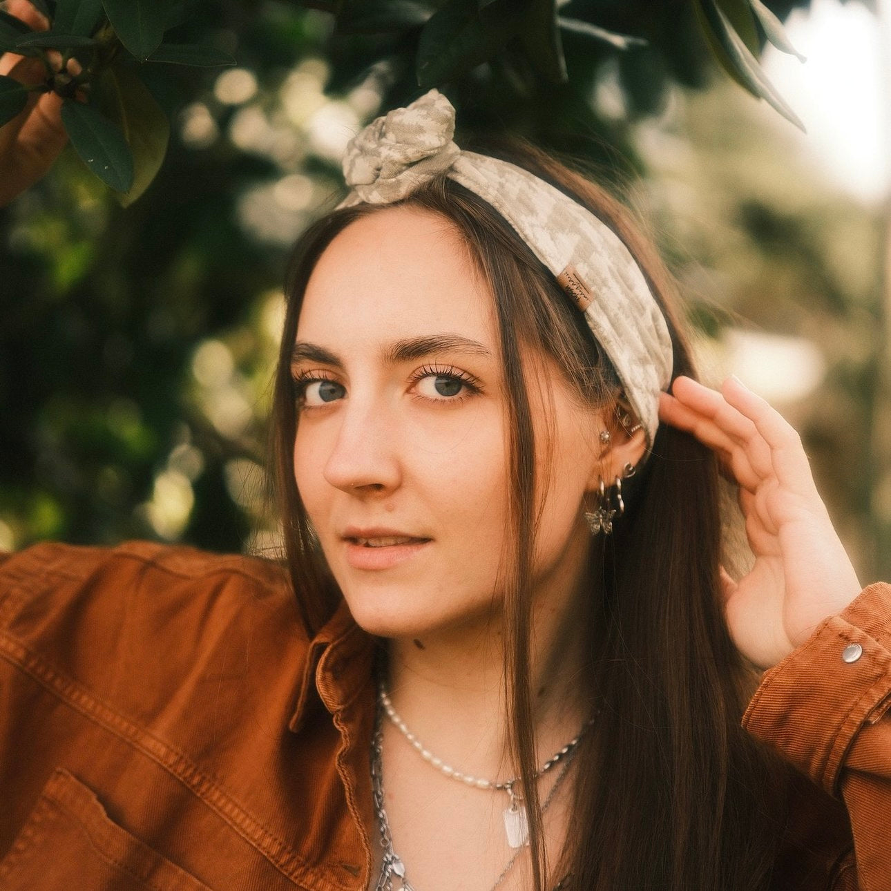 Drahthaarband Ethno light Olive