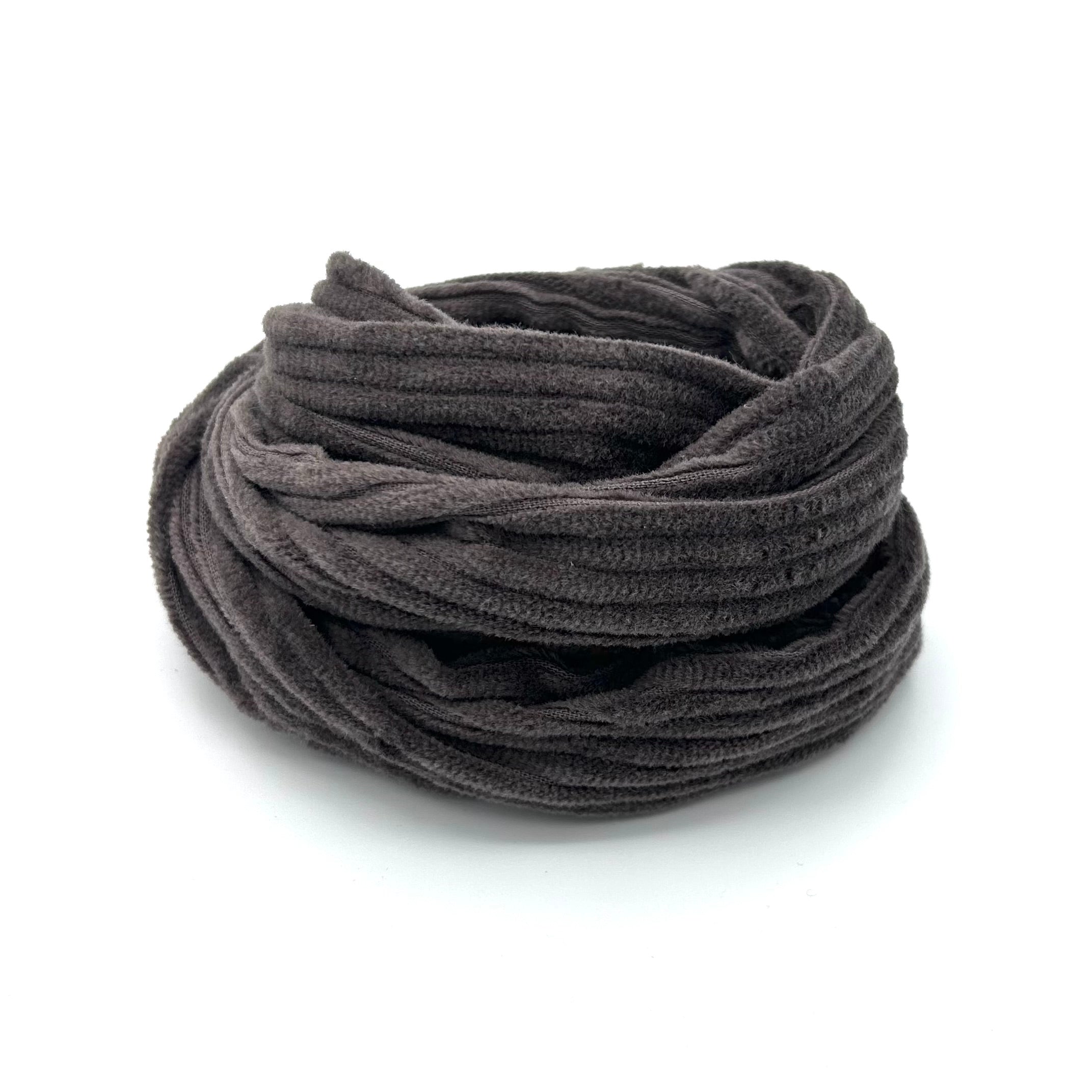 Drahthaarband schmal - Cord Taupe