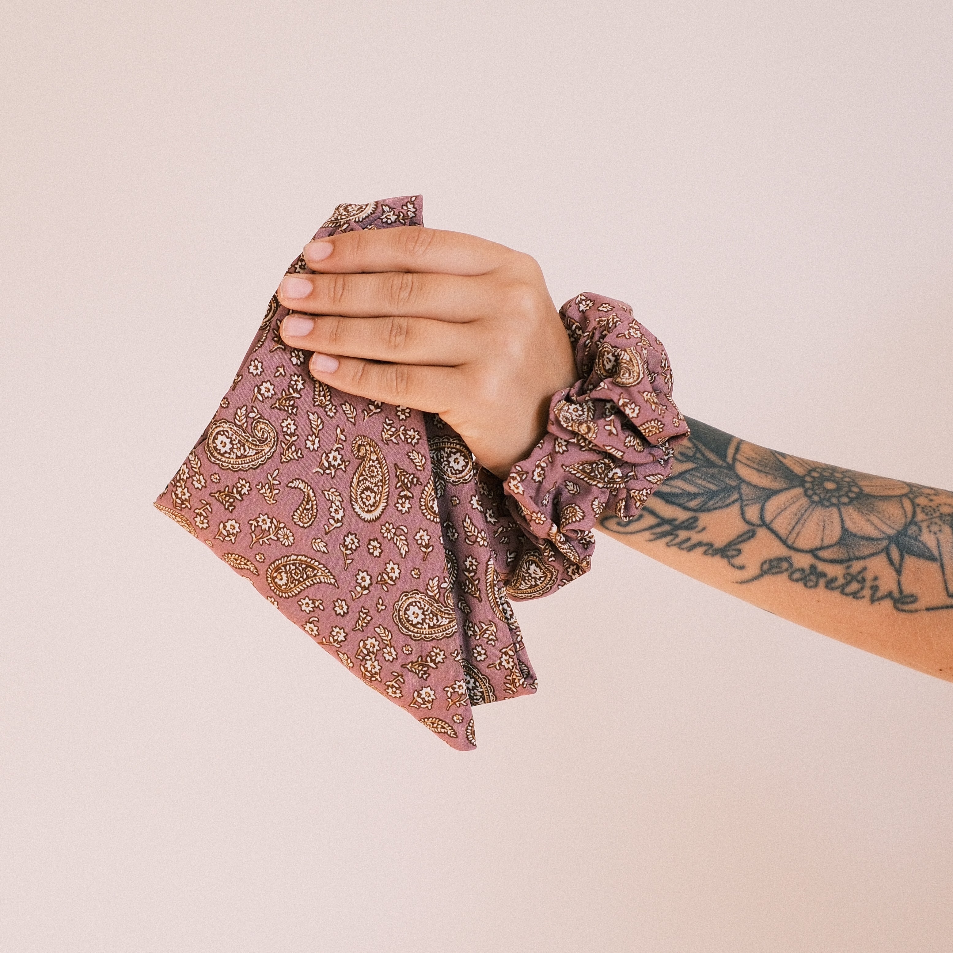 Bandana - Vintage Paisley Mauve
