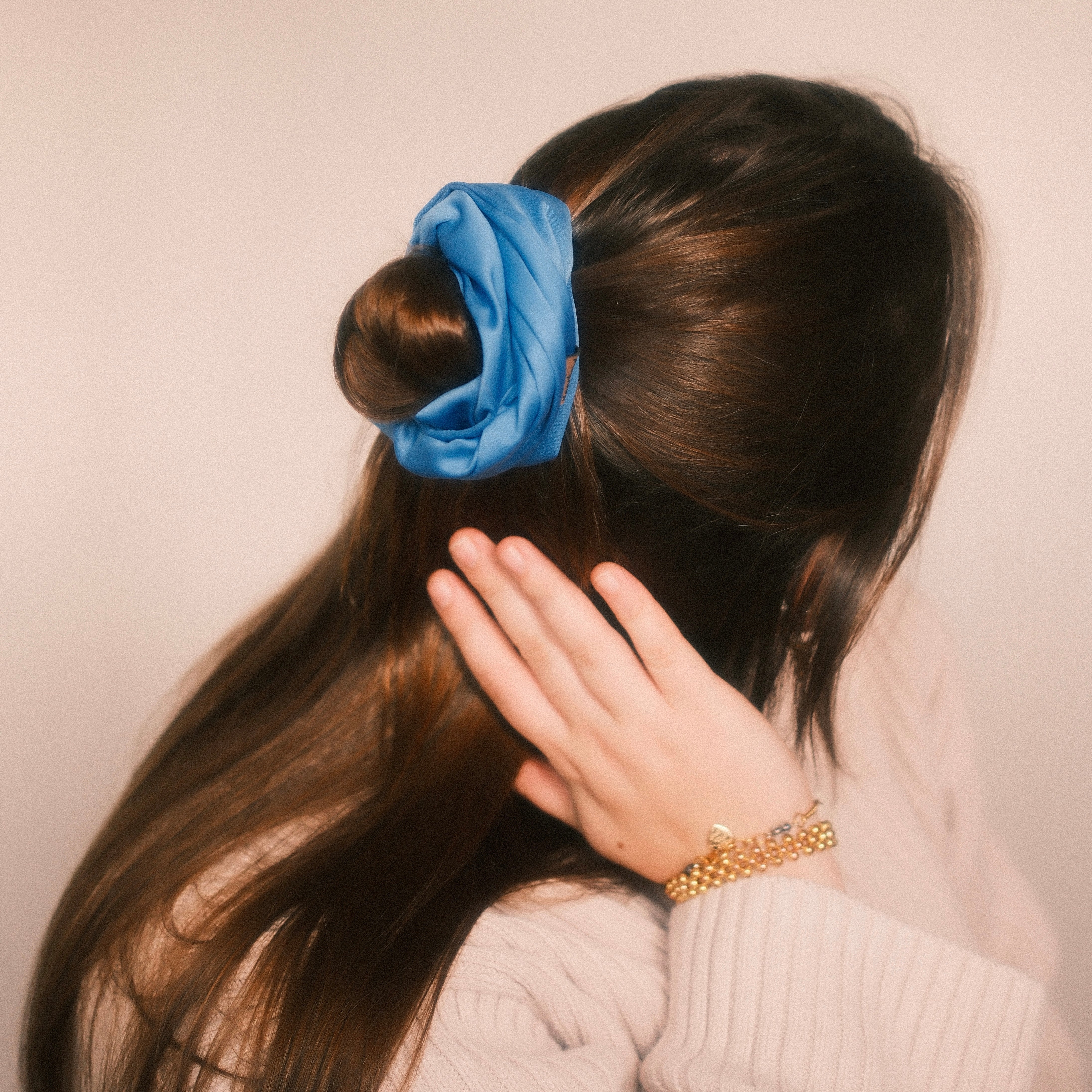 Dutti - Satin Mittelblau