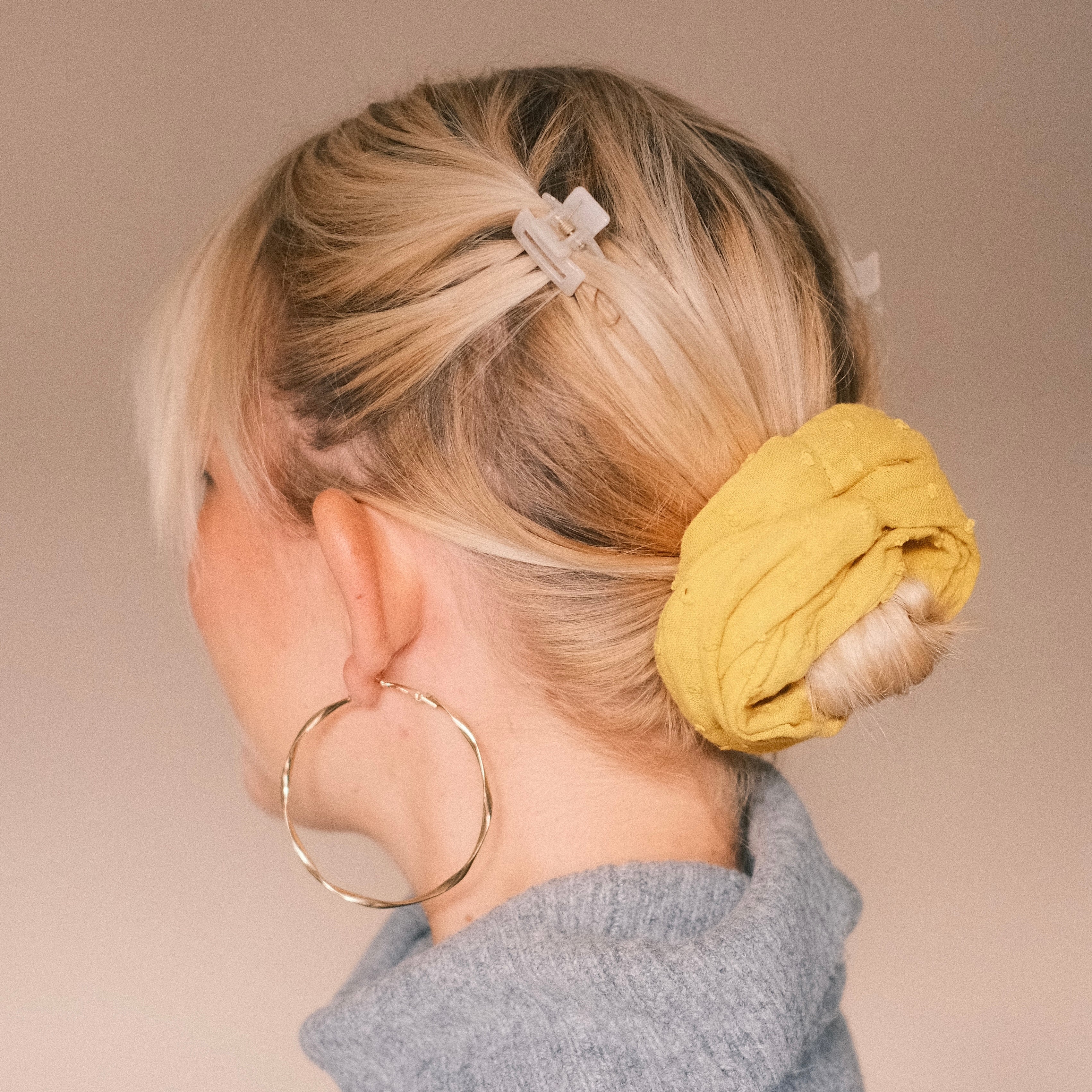 Dutti Musselin Dots Gelb