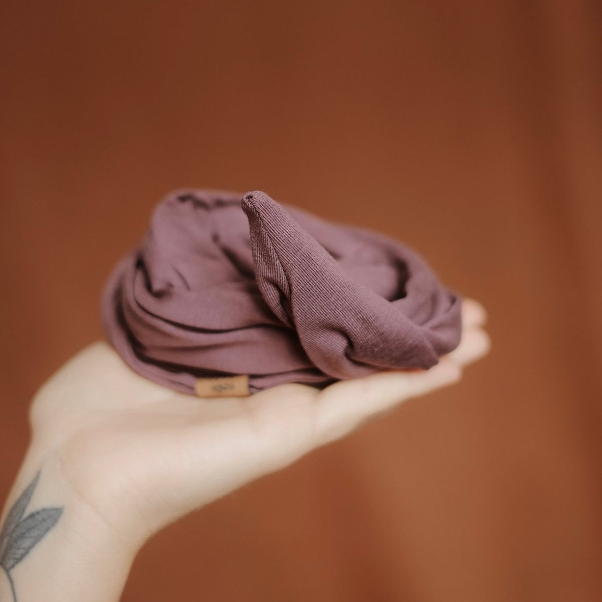 Drahthaarband breit - Mauve