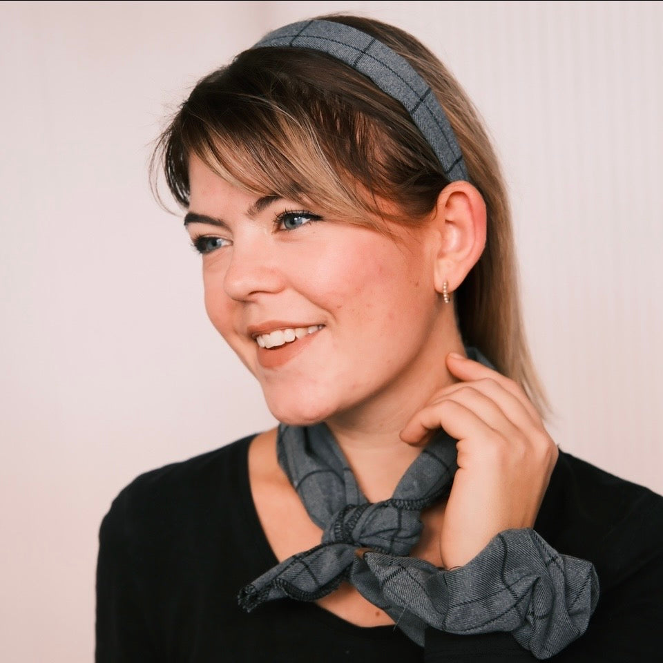 Anne - XOXO Grau/Schwarz