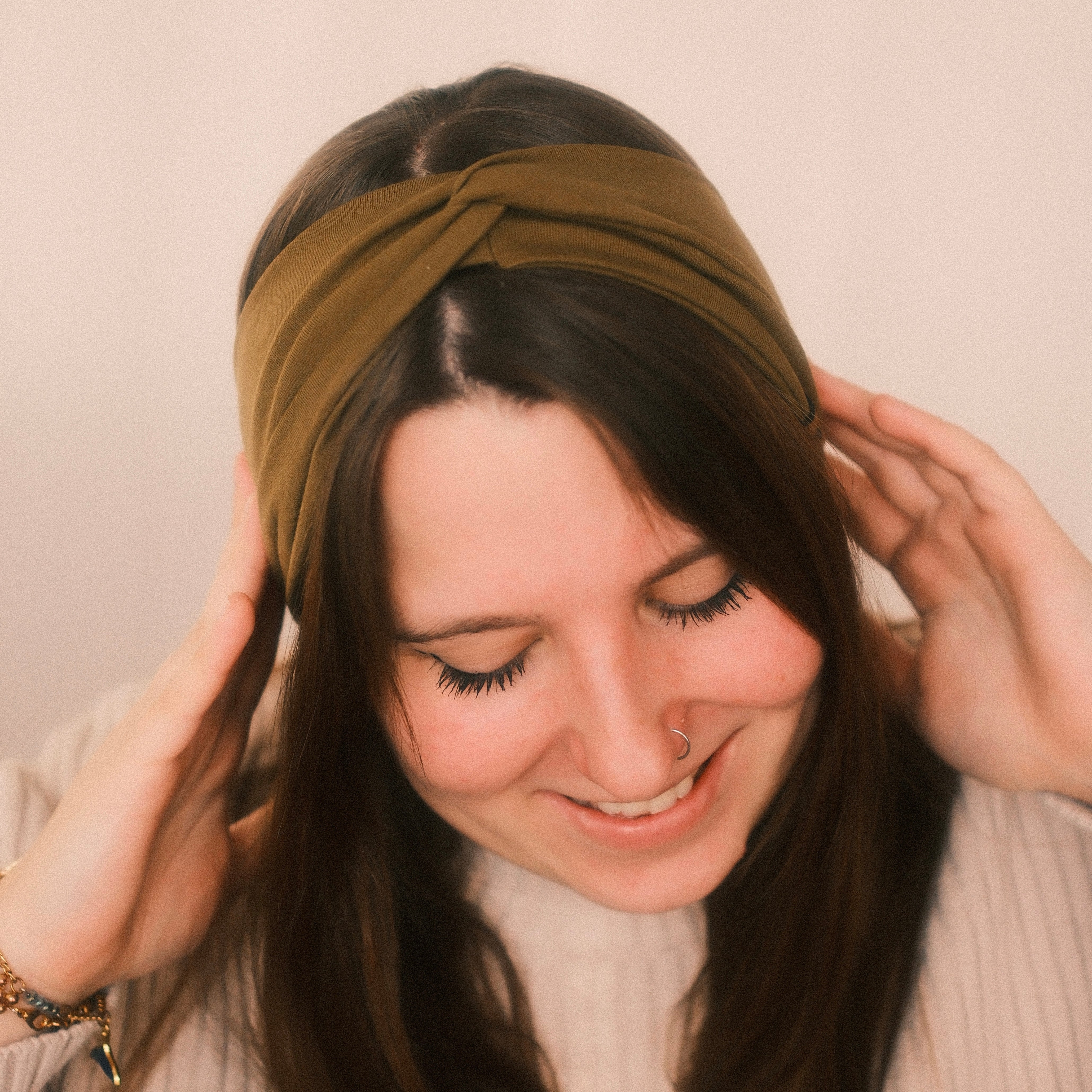 Basic Haarband - Khaki