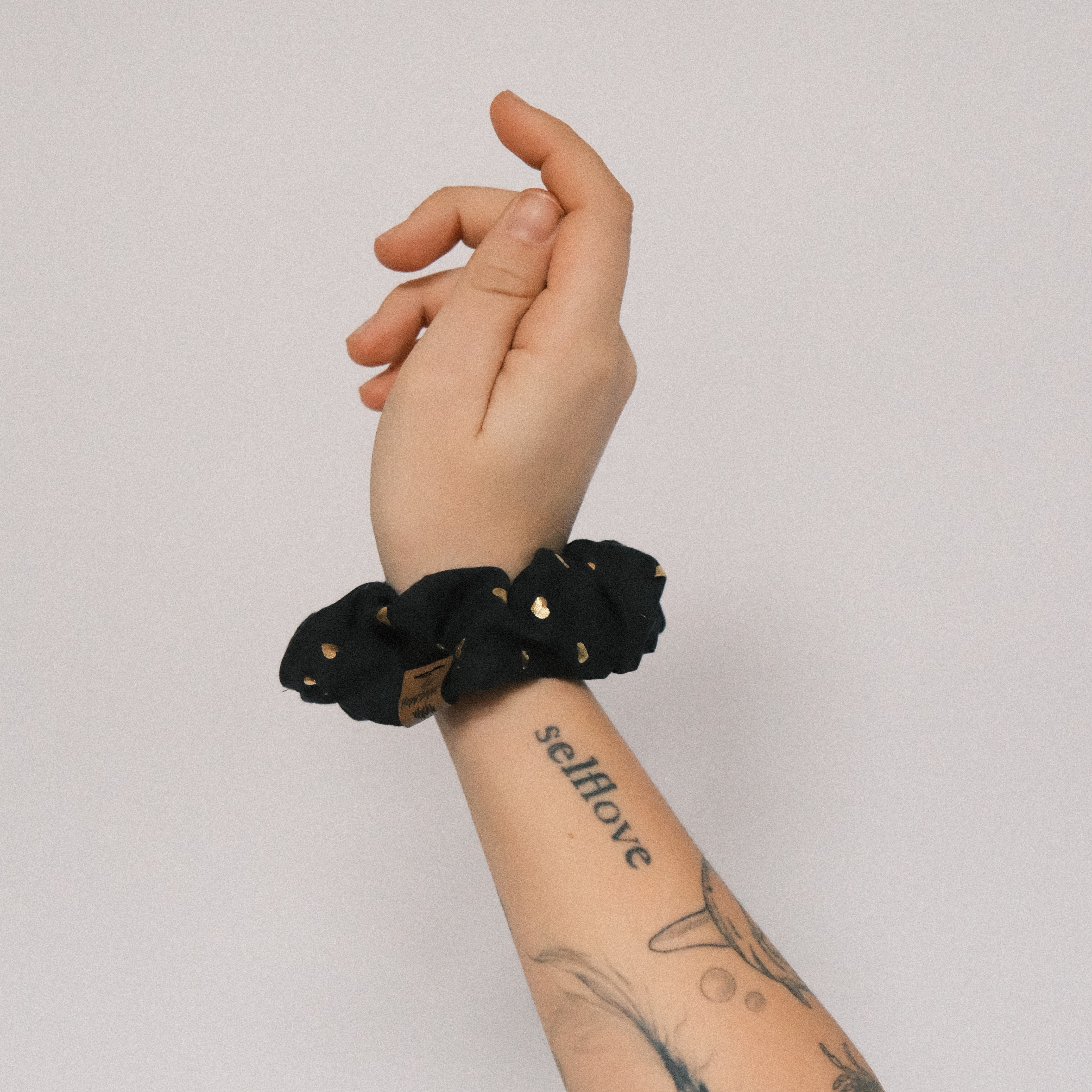 Scrunchie - Herzi Dunkelblau