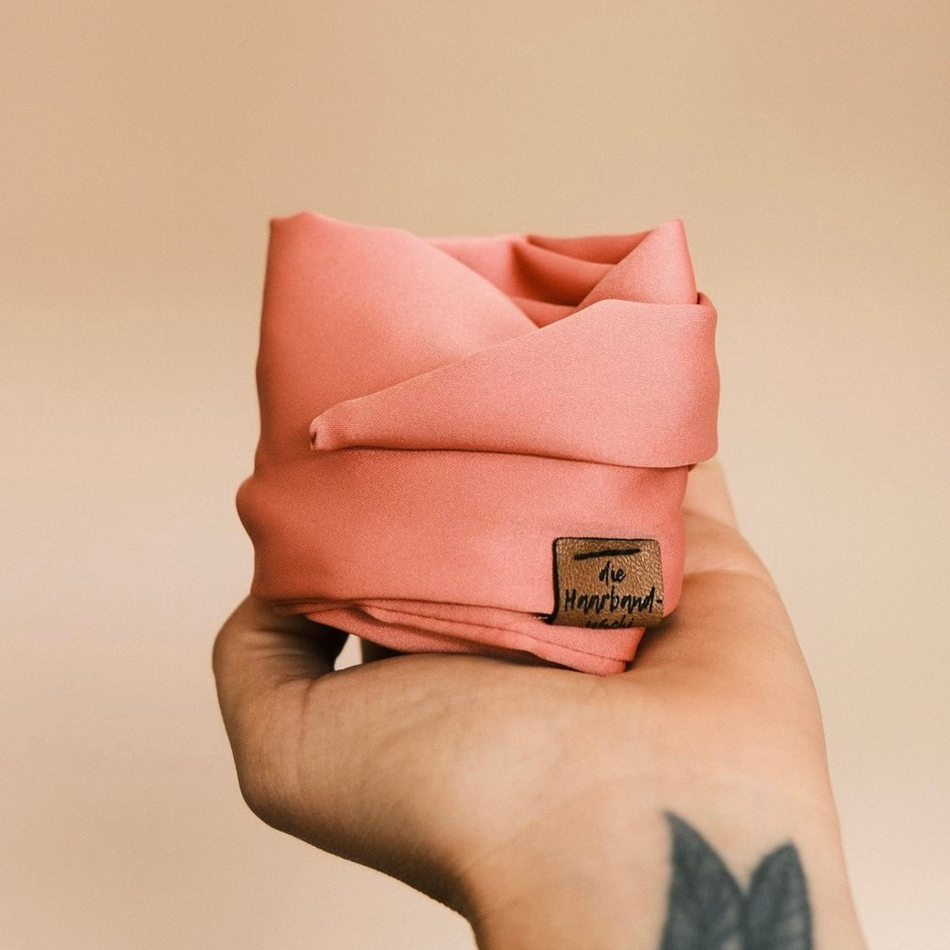 Drahthaarband Satin Apricot