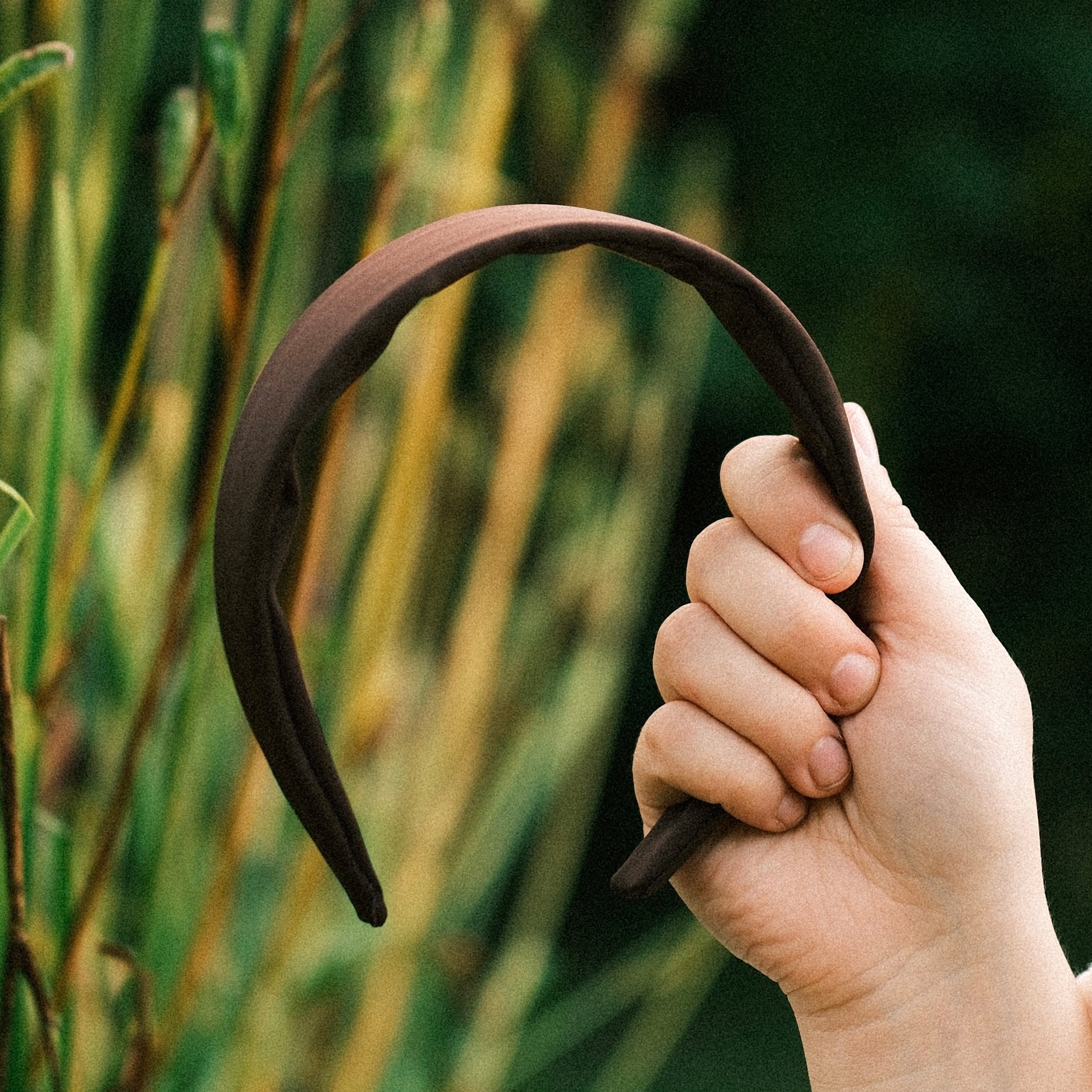 Anne Satin chocolate brown