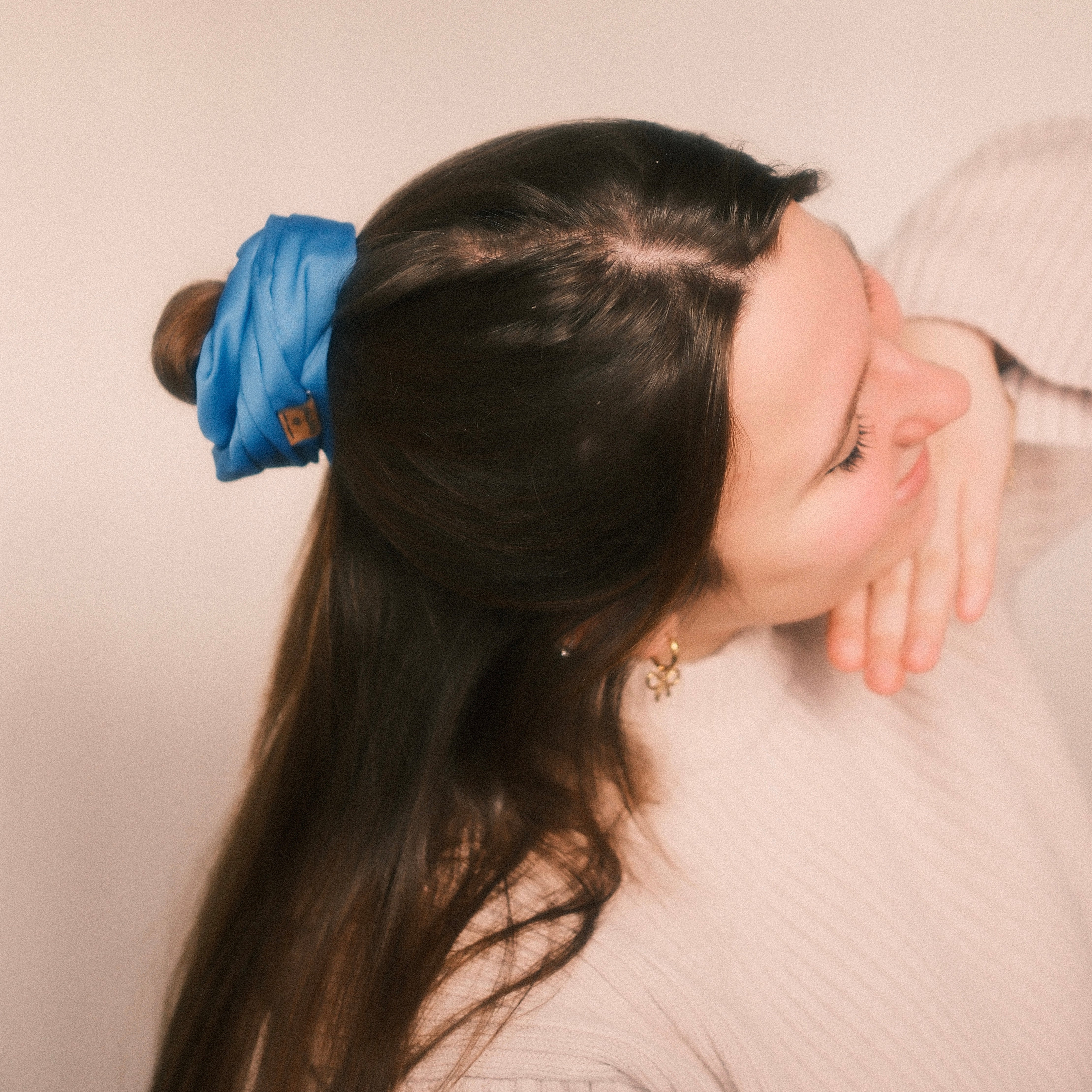 Dutti - Satin Mittelblau