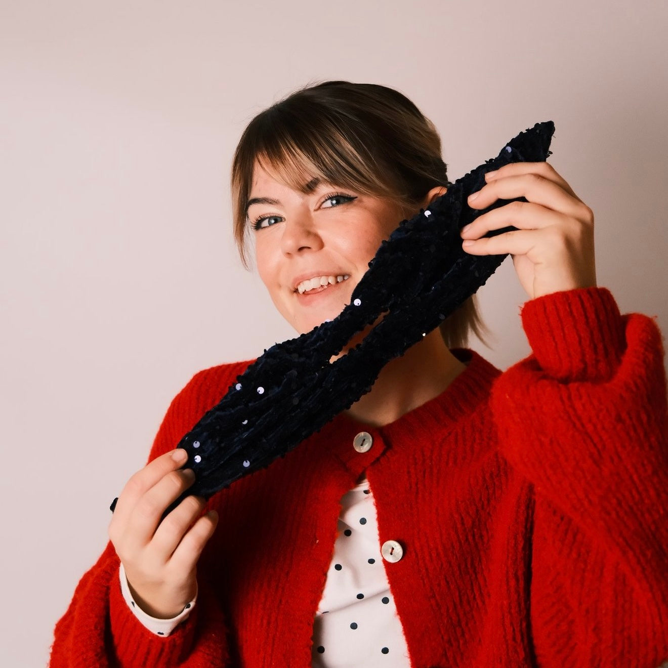 Dutti - Pailletten Dunkelblau