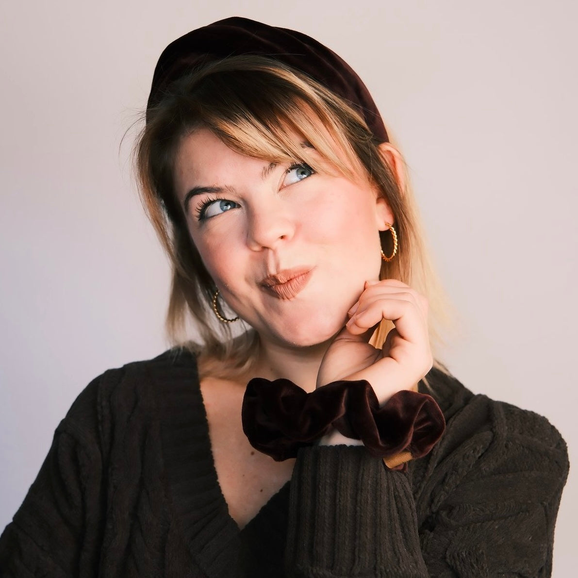 Scrunchie - Samt Violette