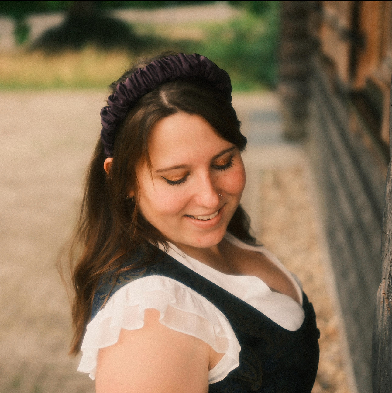 Ronja - Satin Mitternachtsviolett