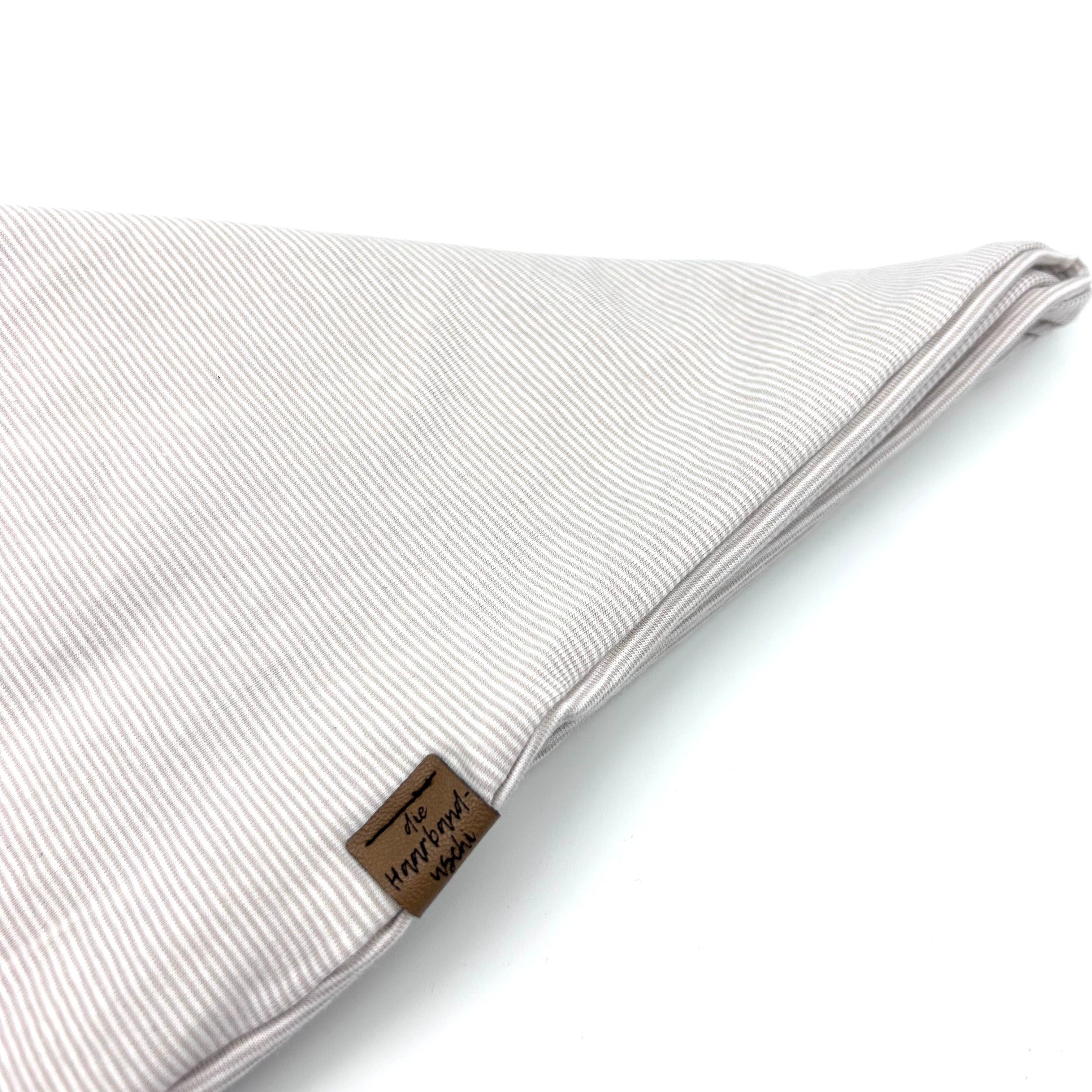 Bandana - gestreift Beige