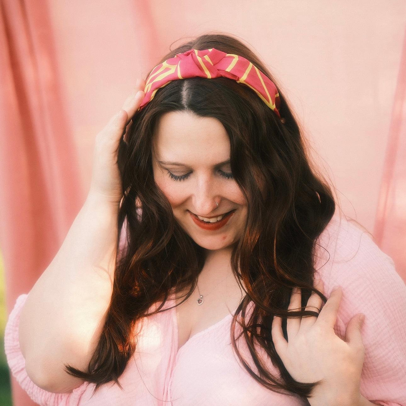 Katharina - Neon Muster Pink/gelb