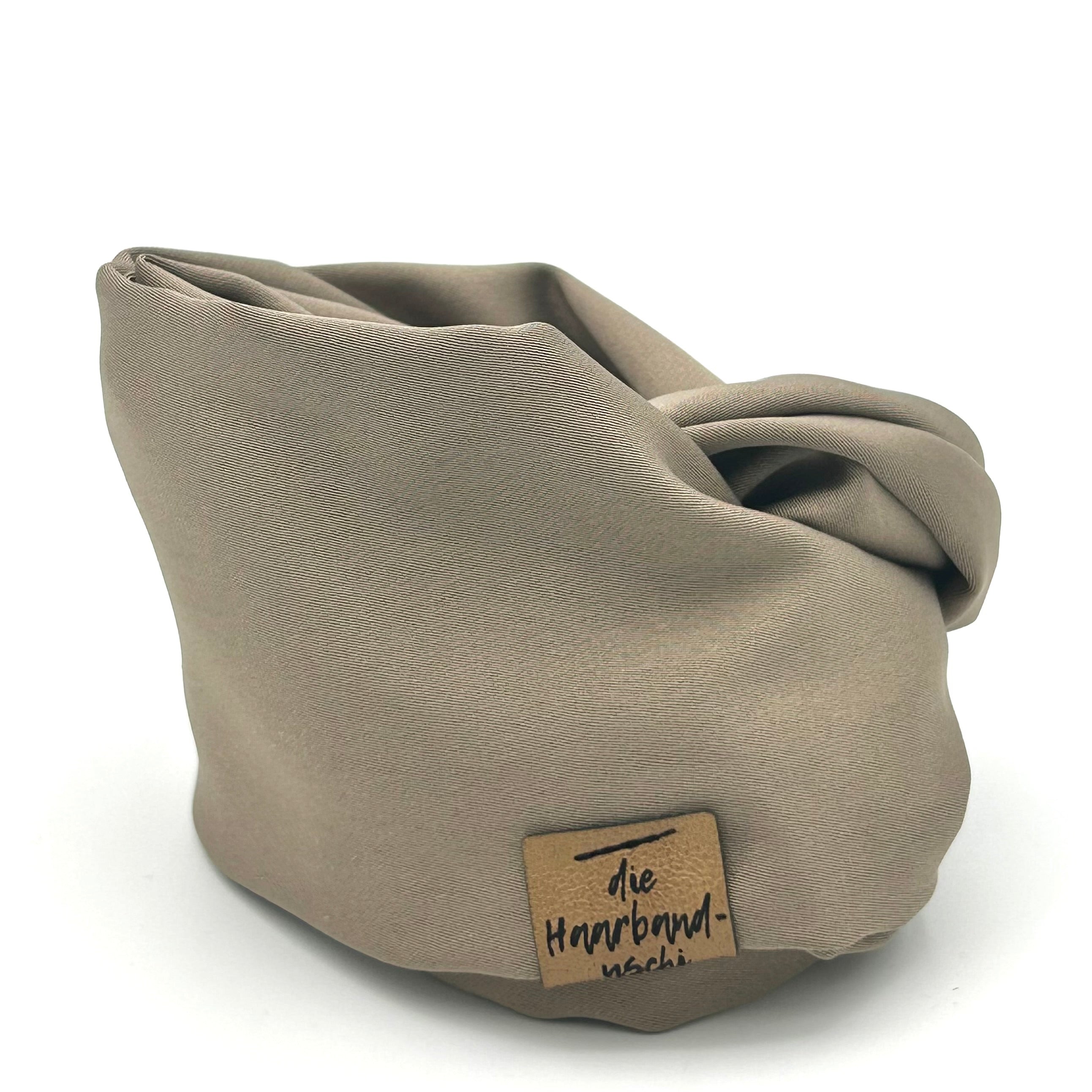 Drahthaarband Satin Braun