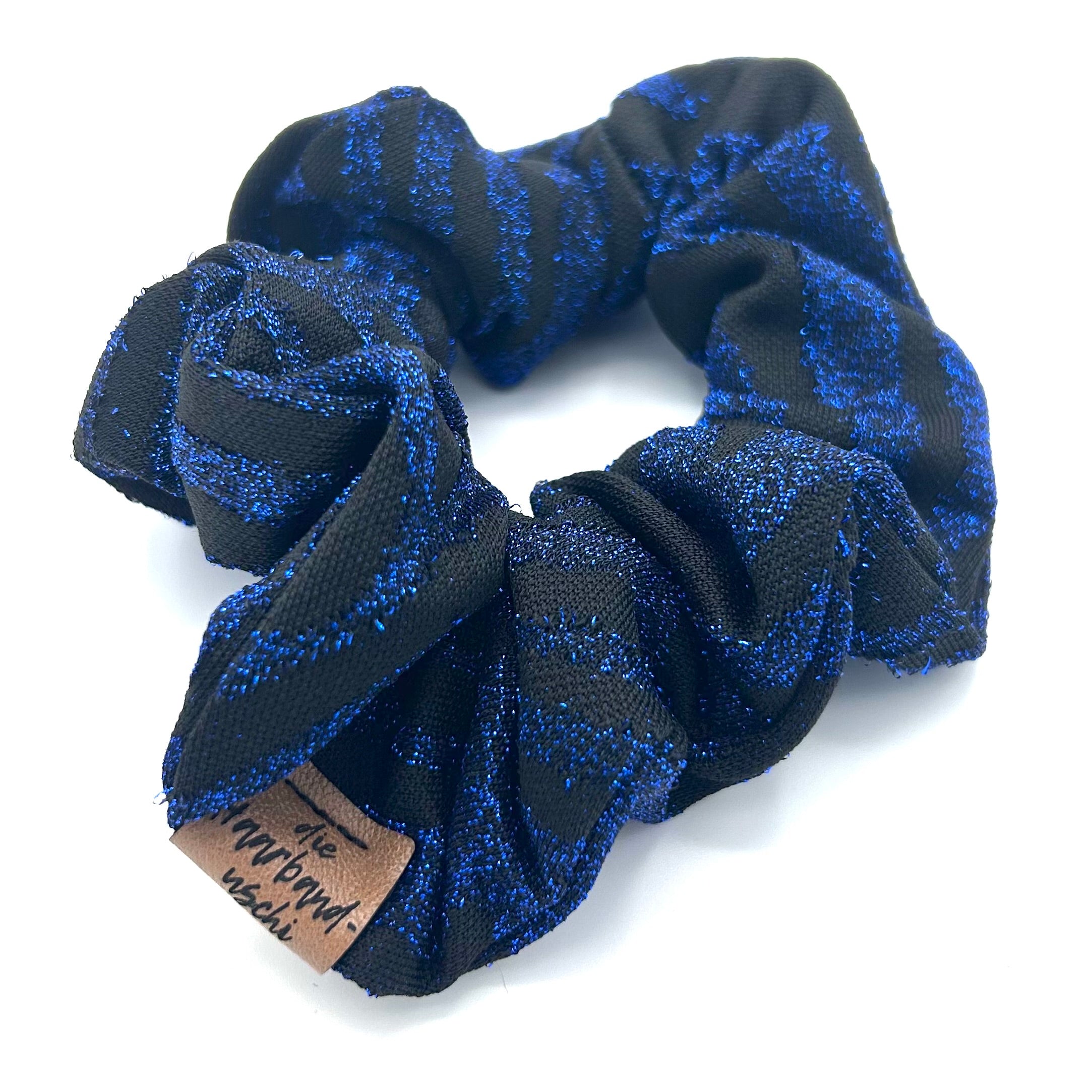 Scrunchie - Tiger Blau