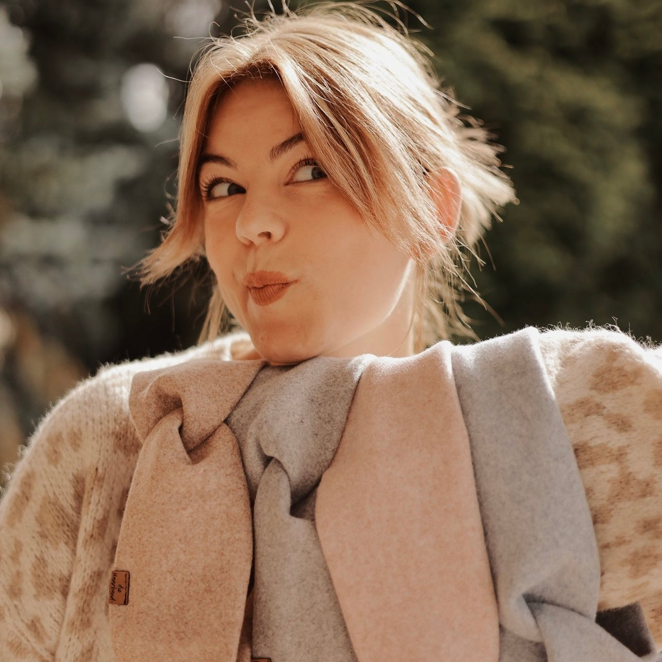 Basic Haarband - Hellgrau