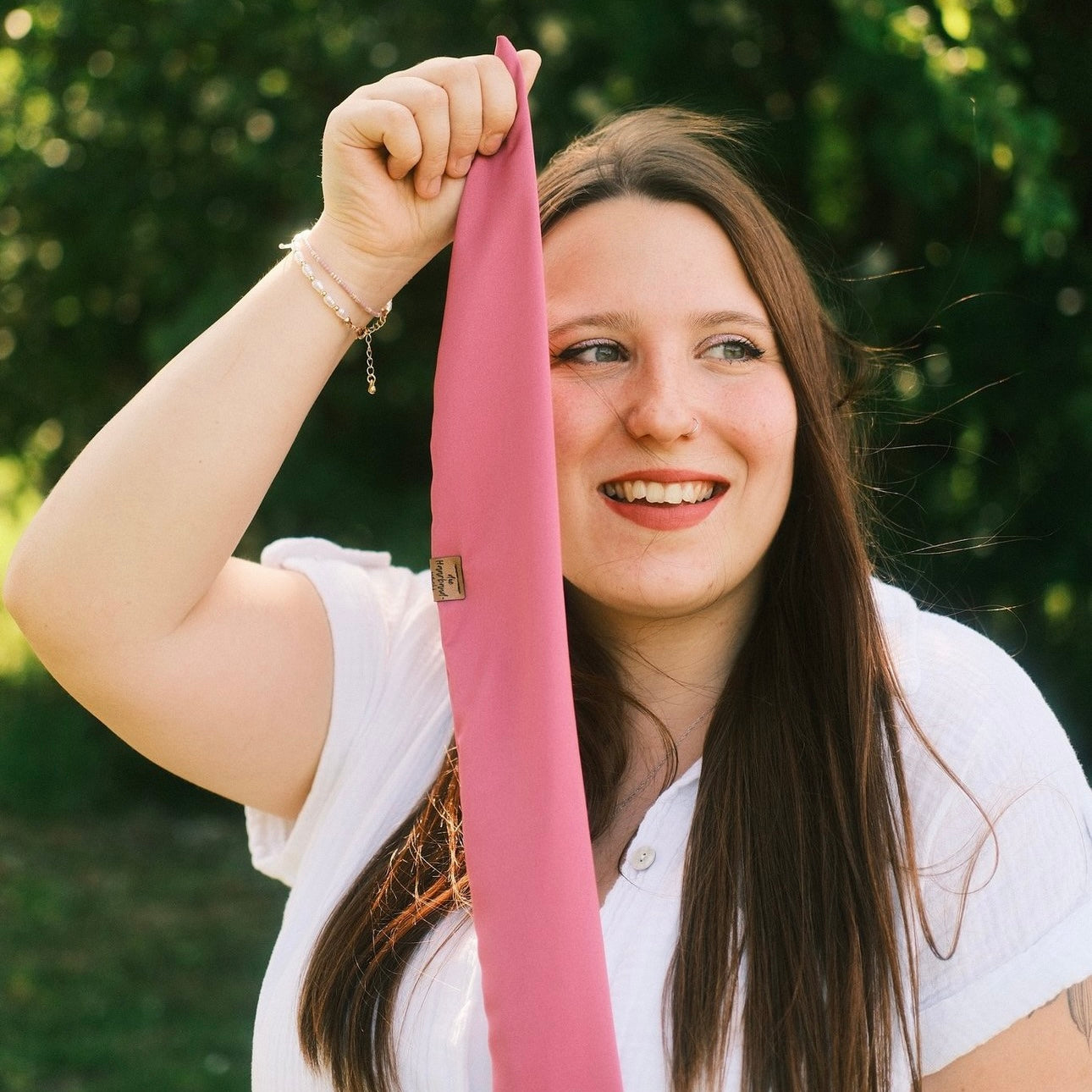 Drahthaarband Satin Puderbeere