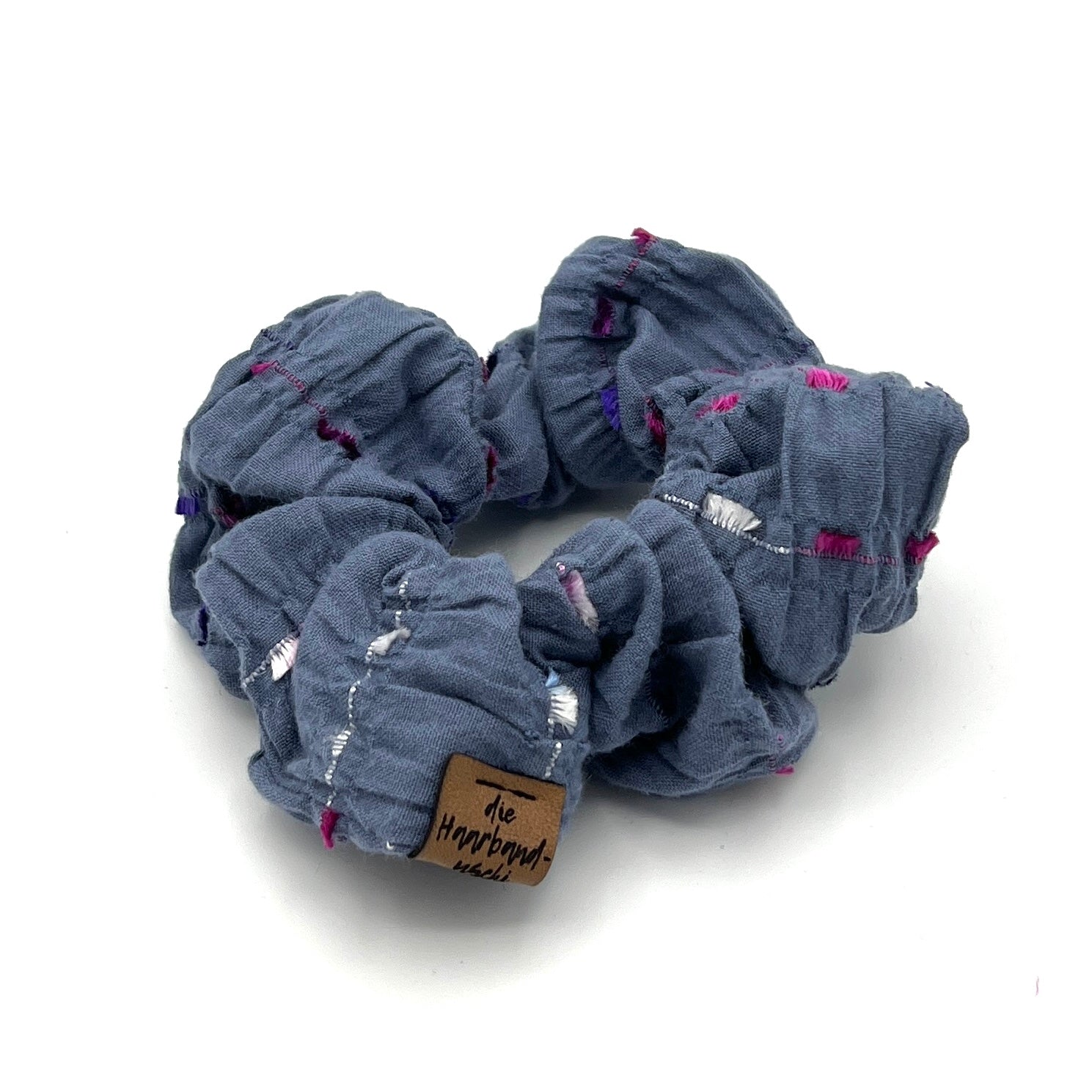 Scrunchie Boho blau