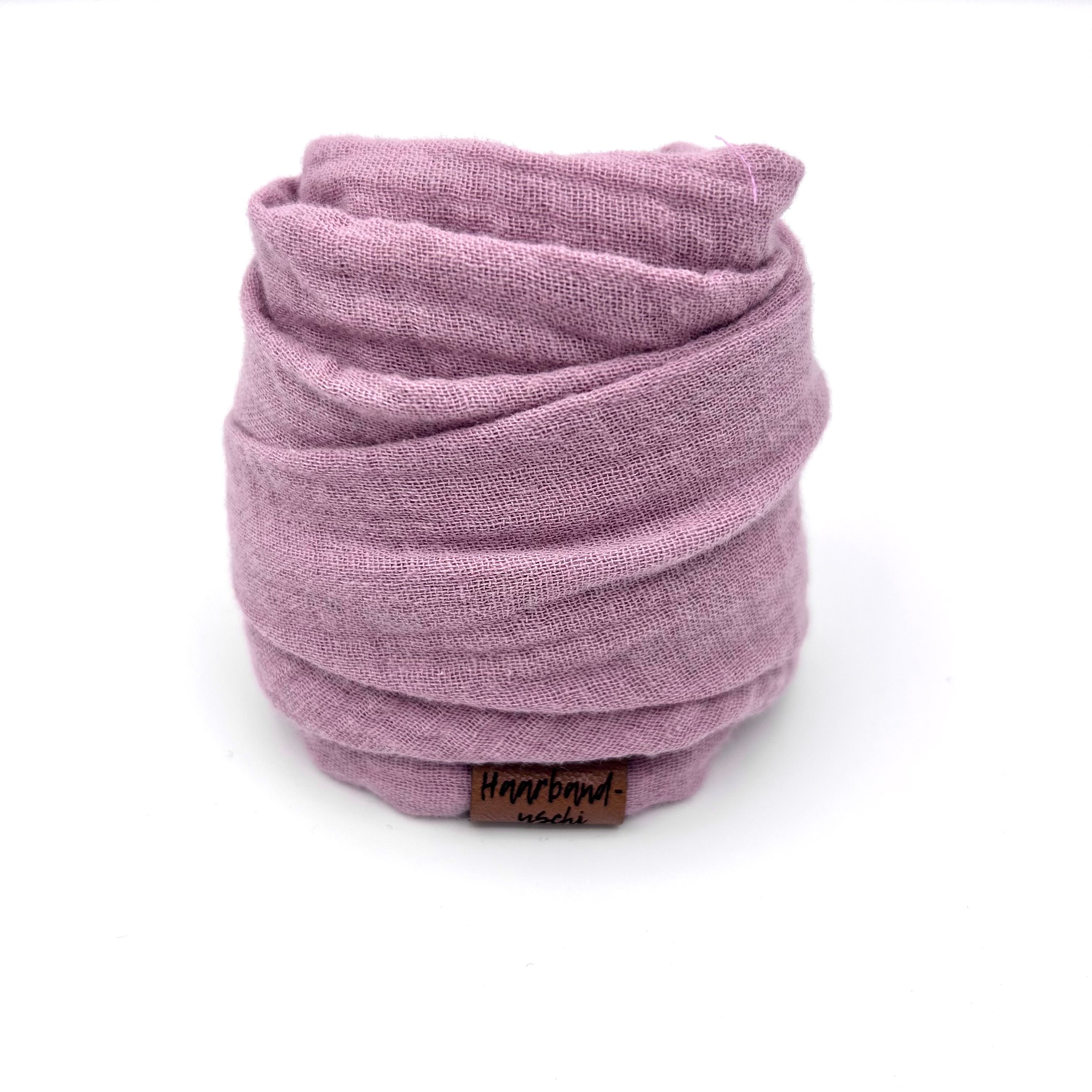 Drahthaarband schmal - Musselin Soft Rosé