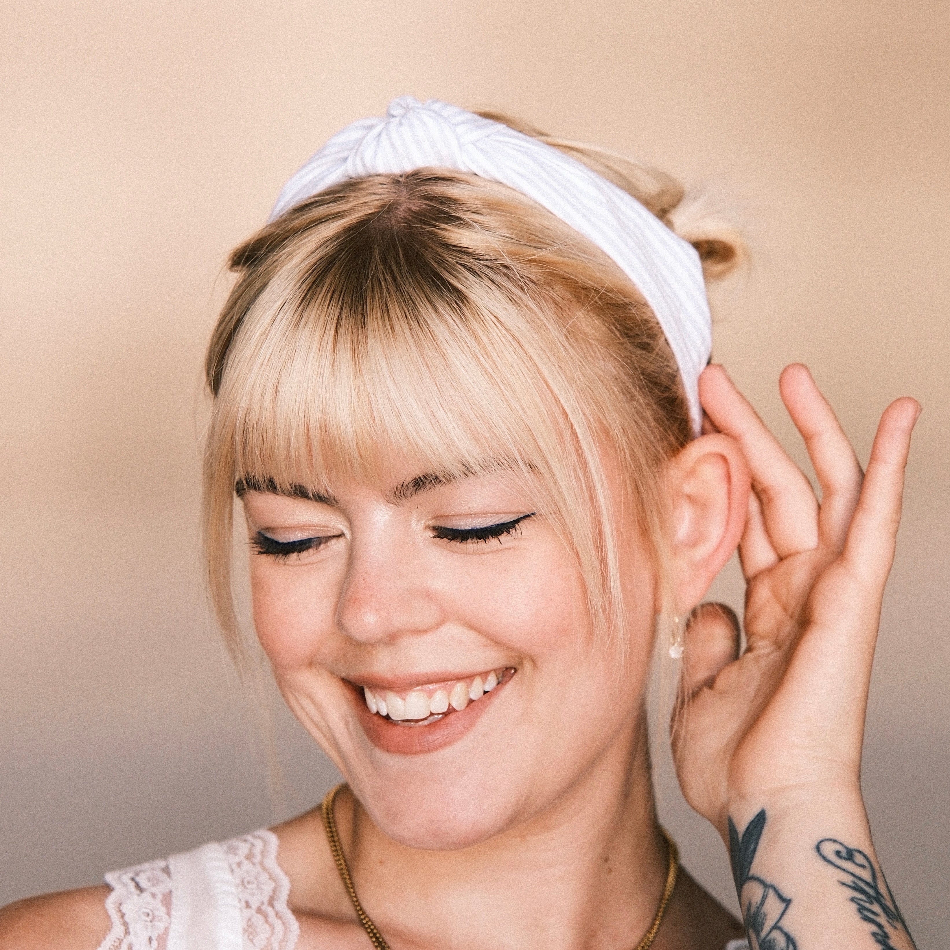 Lilly - gestreift Blau