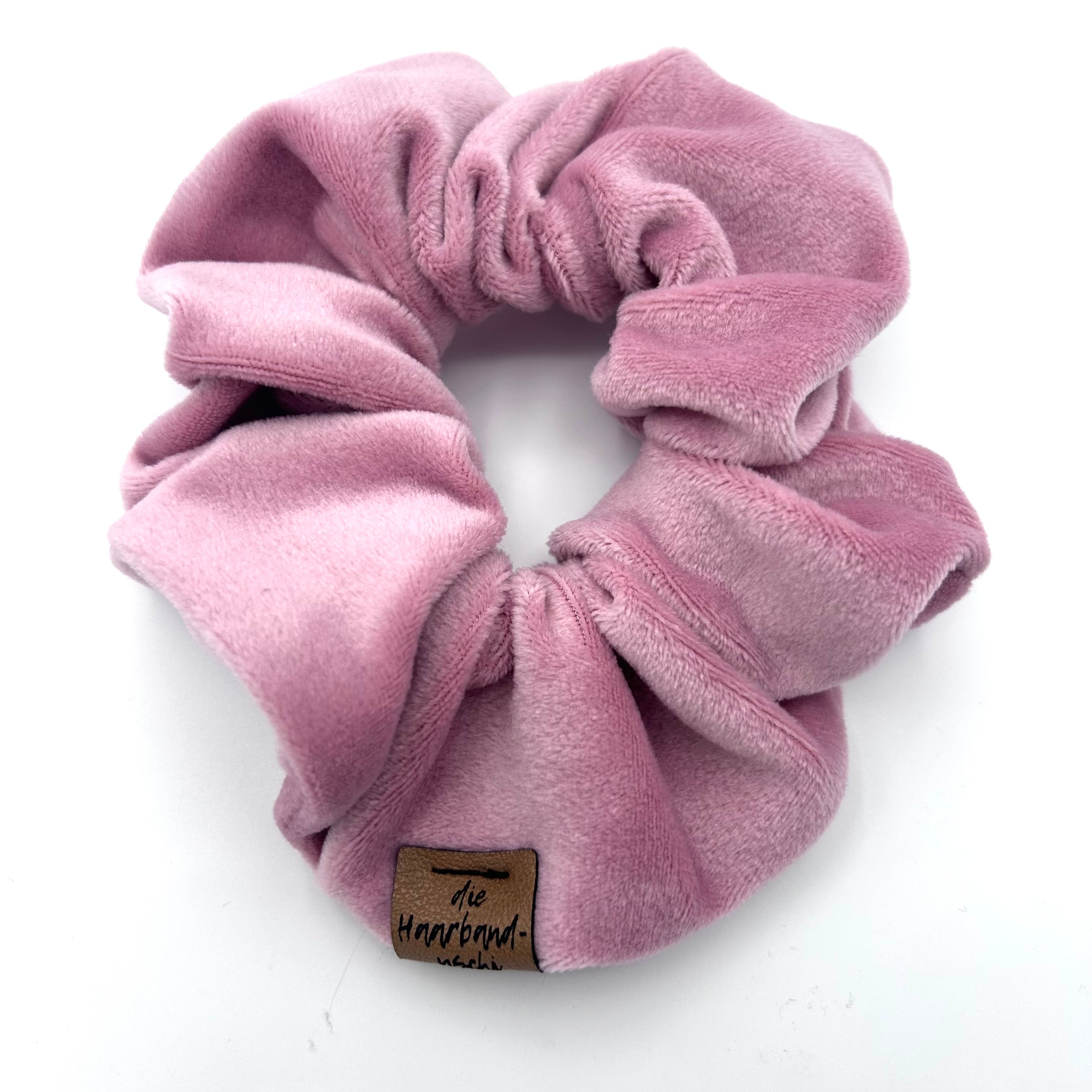 Scrunchie - Samt Puderrosa