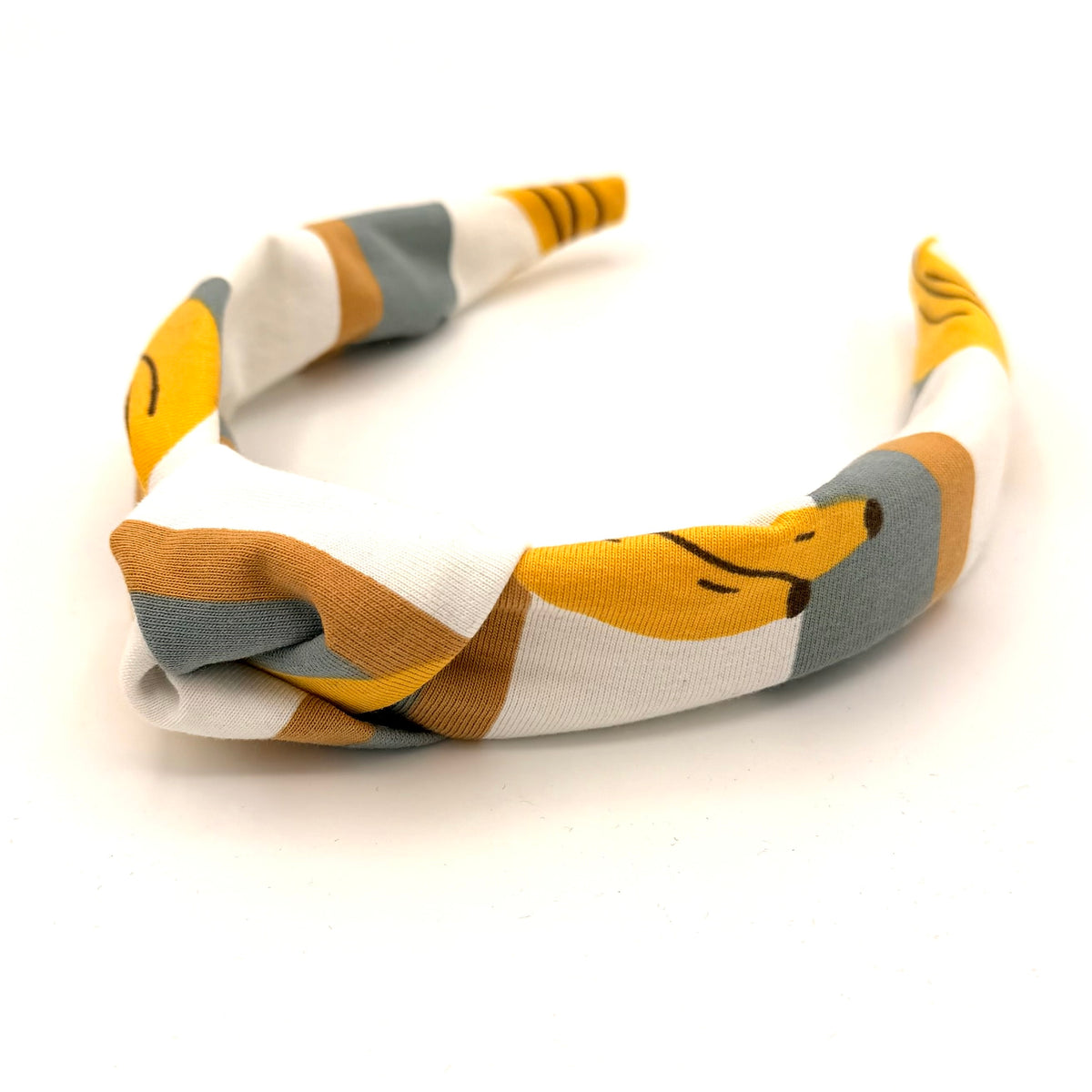 Haarreif Knoten – Banana Streifen