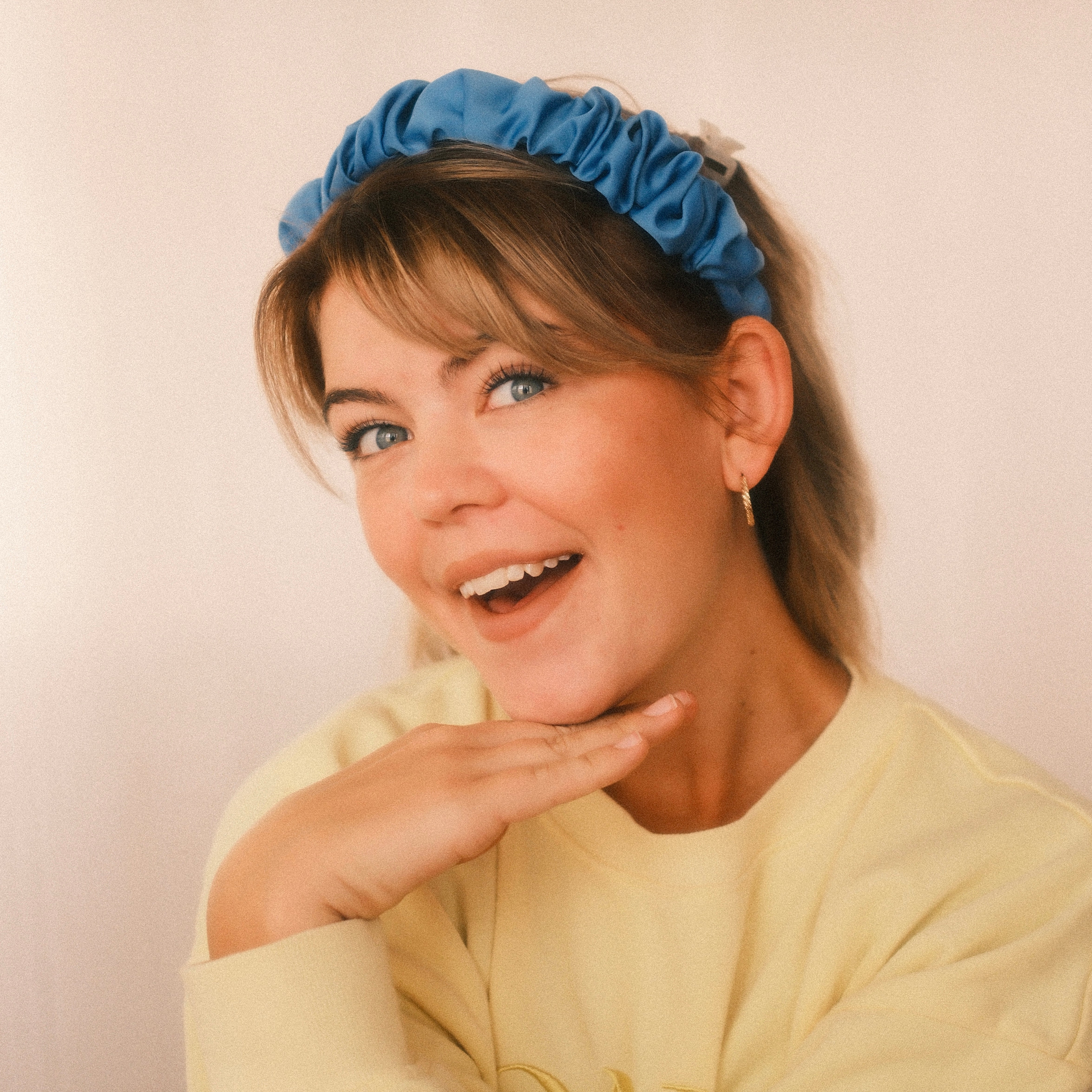 Ronja - Satin Mittelblau