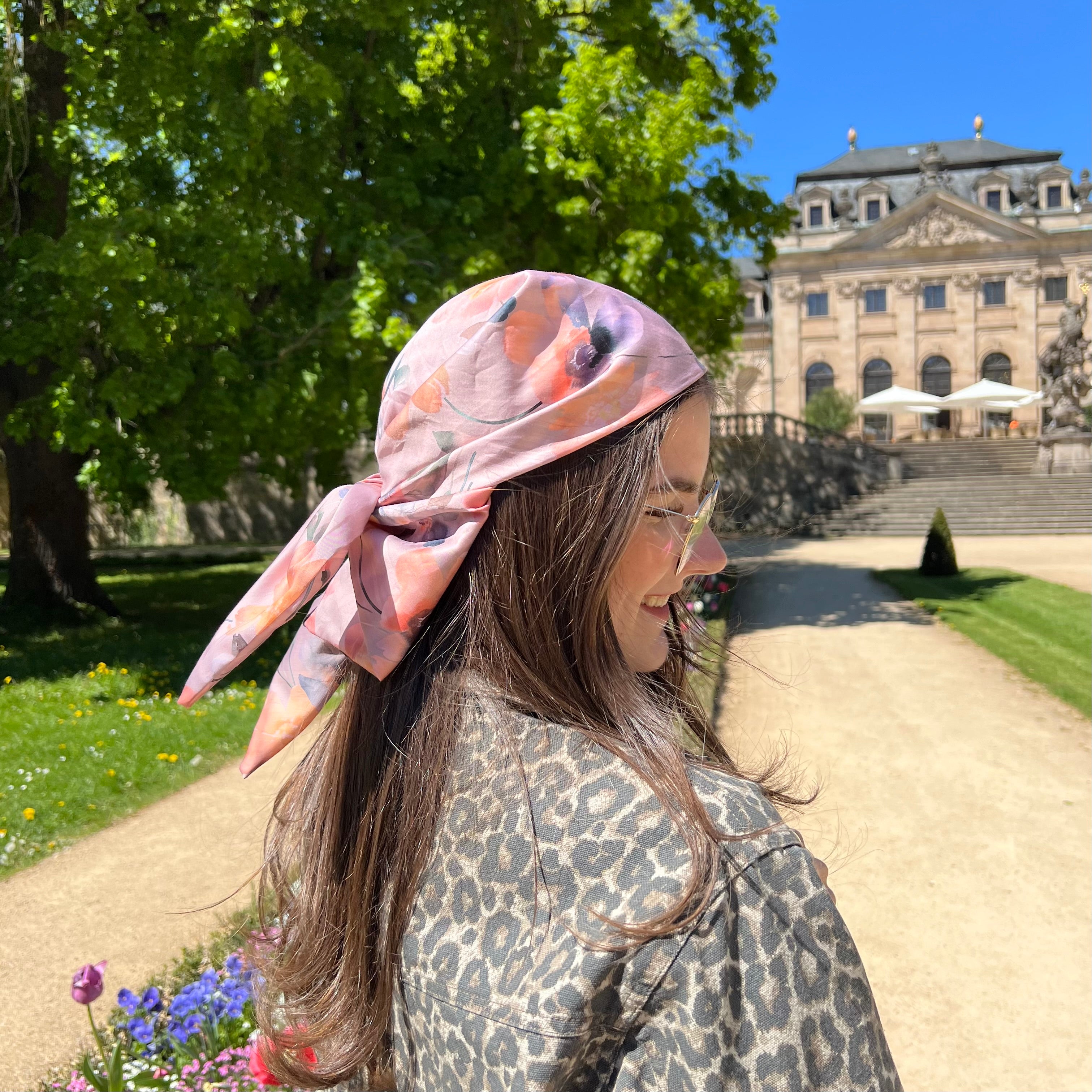 Bandana - Blütenzauber Rosé