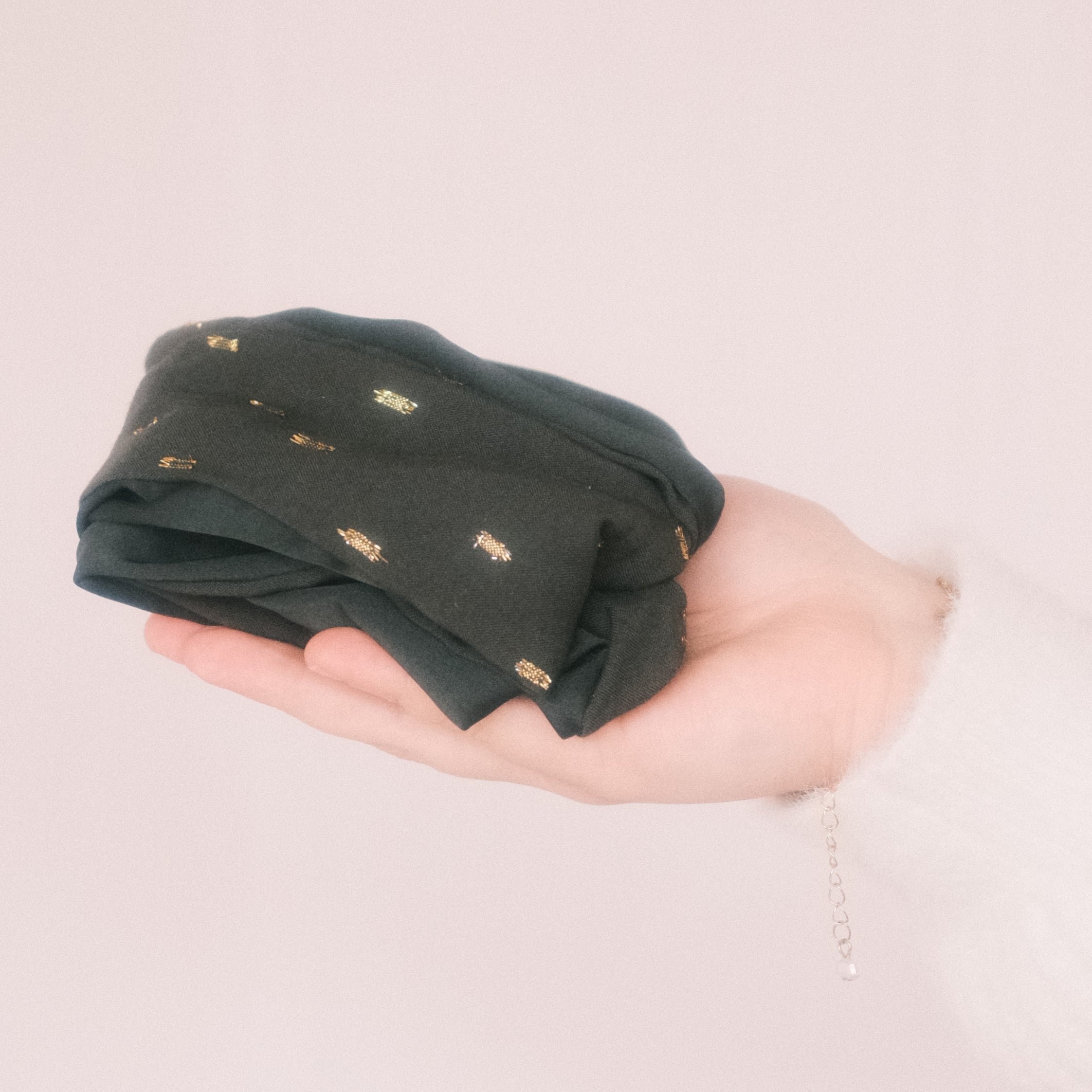 Drahthaarband 2 Seiten - Sparkle Khaki