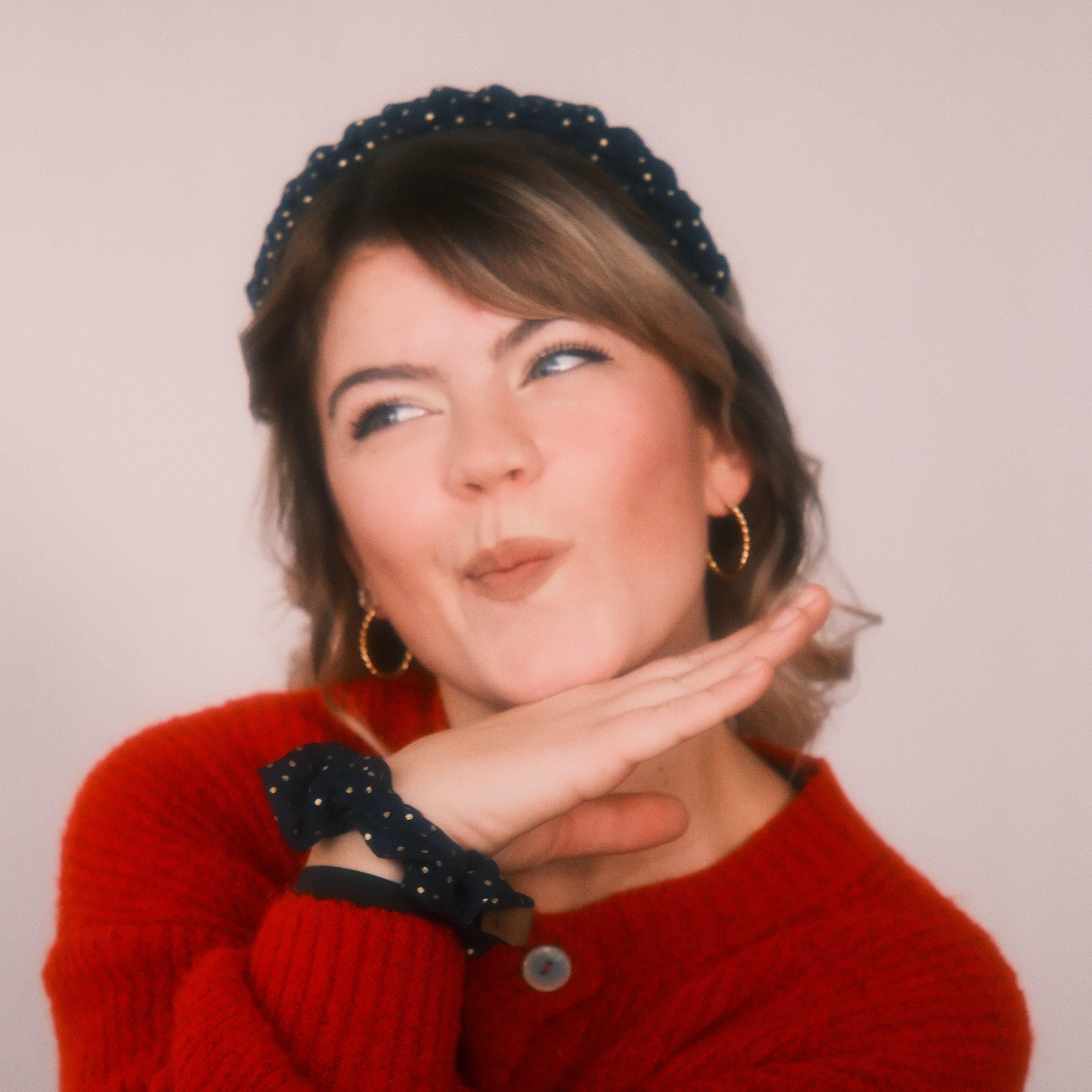 Elisabeth - Dots Dunkelblau